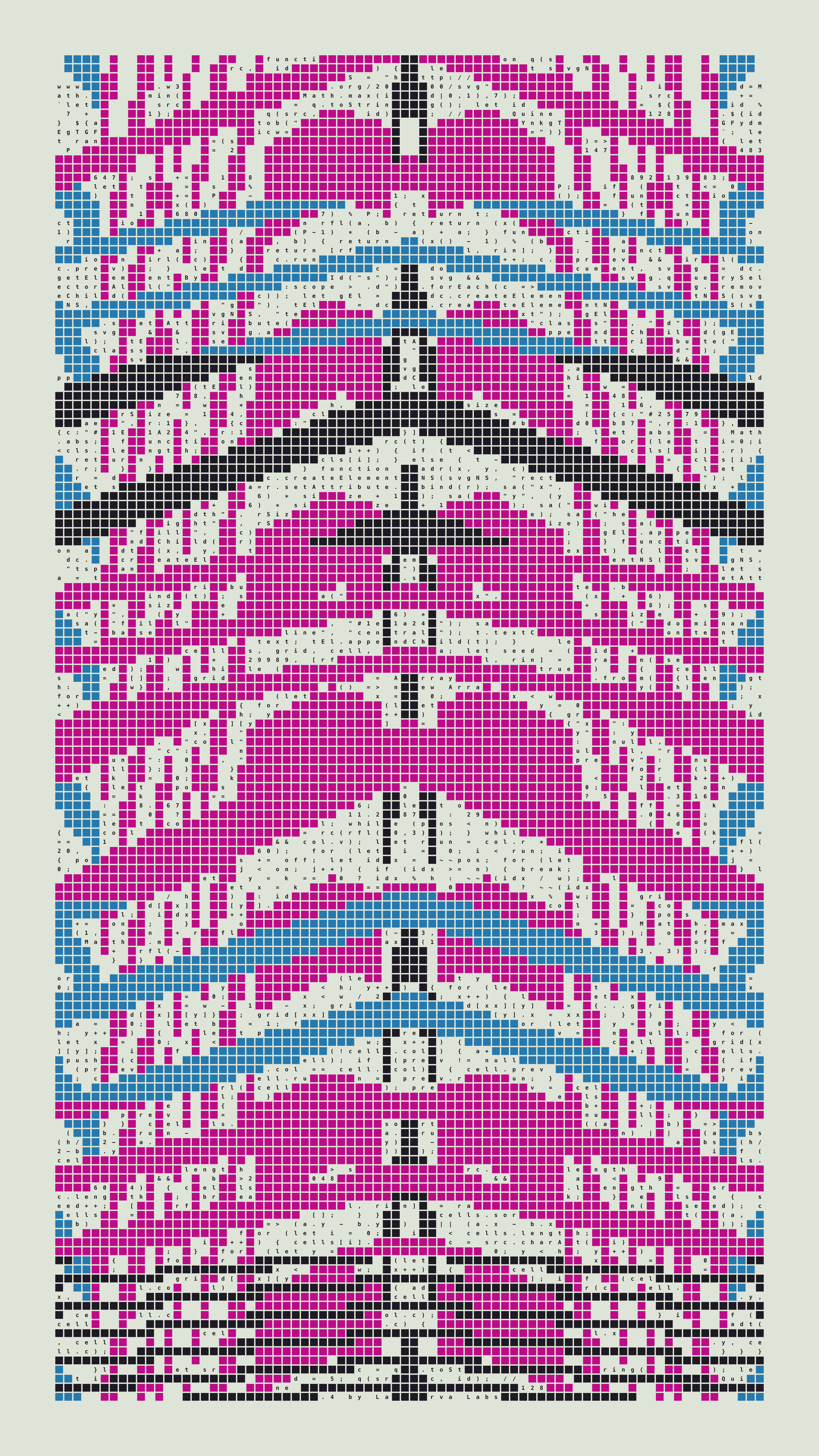 Quine #128 — Generation 4