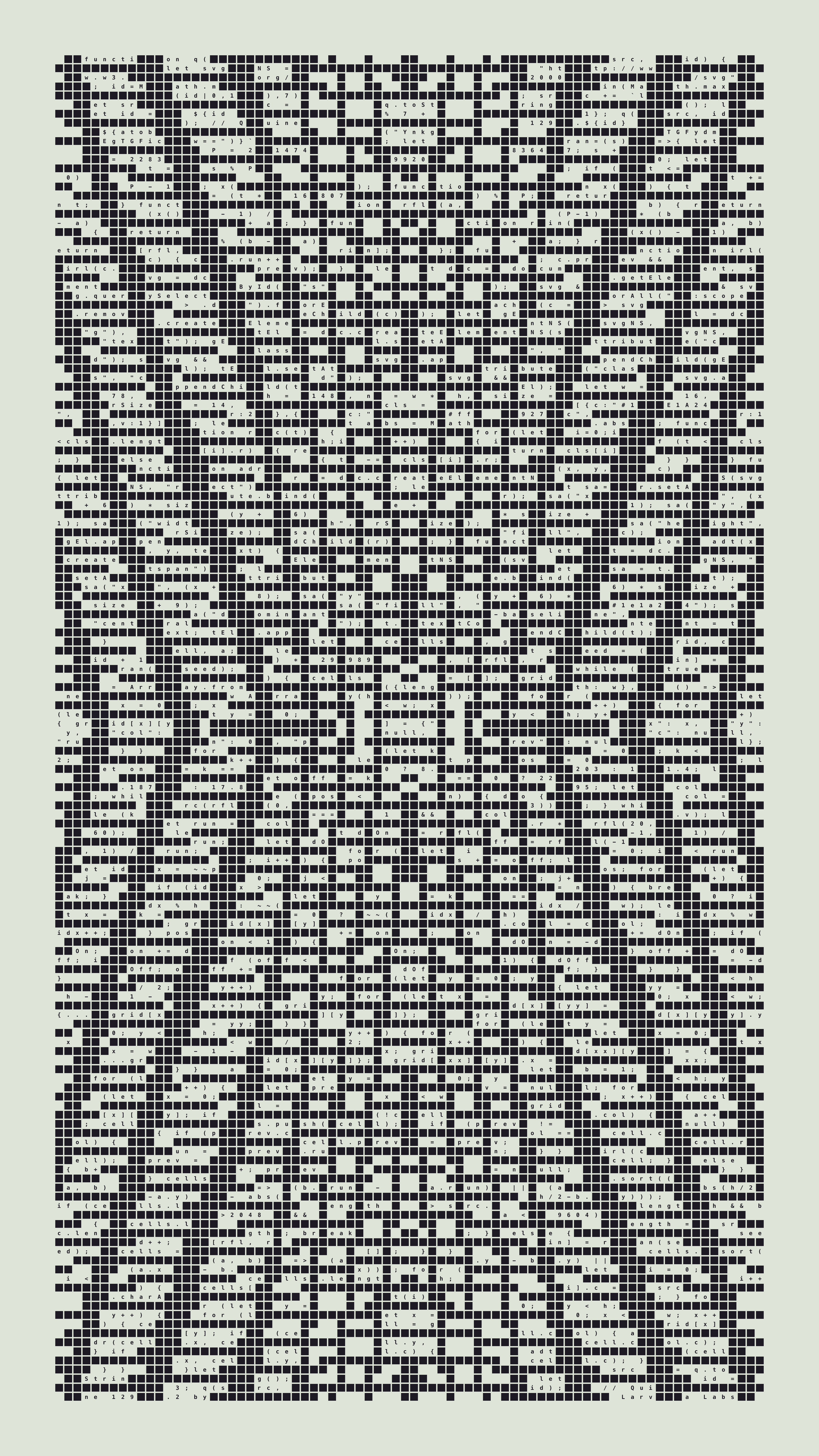 Quine #129 — Generation 2