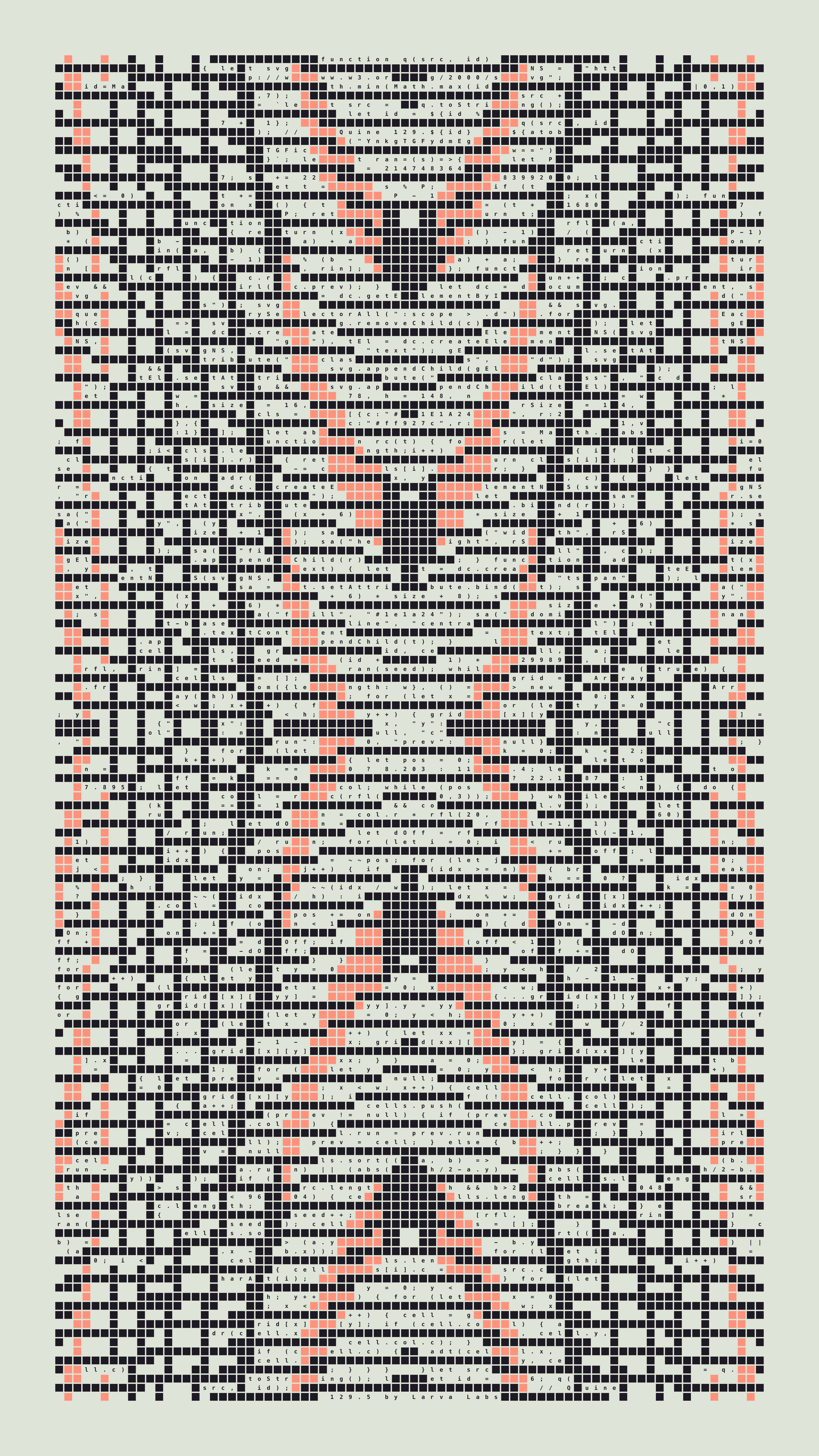 Quine #129 — Generation 5