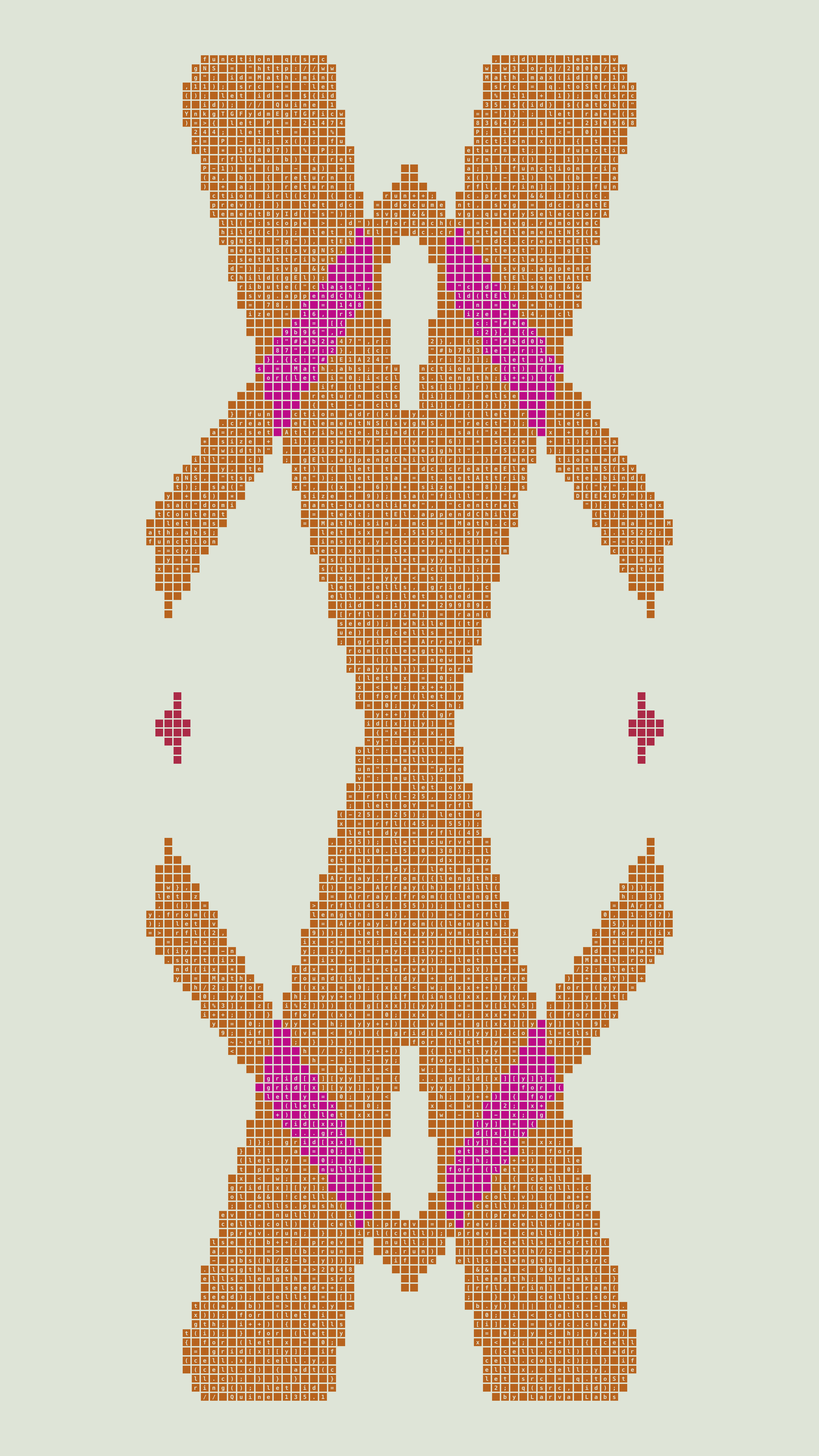 Quine #135 — Generation 1 (poster)