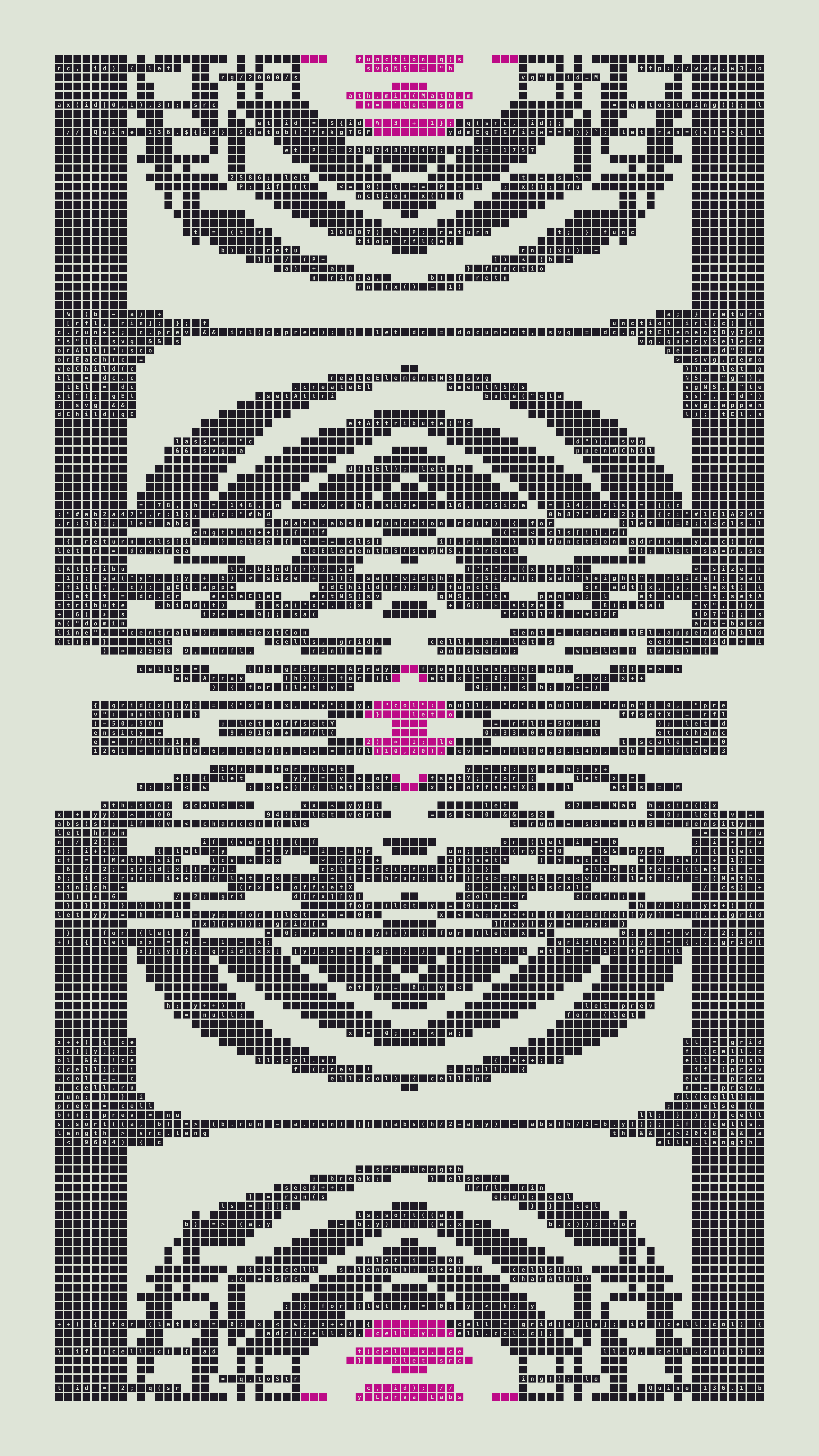 Quine #136 — Generation 1 (poster)