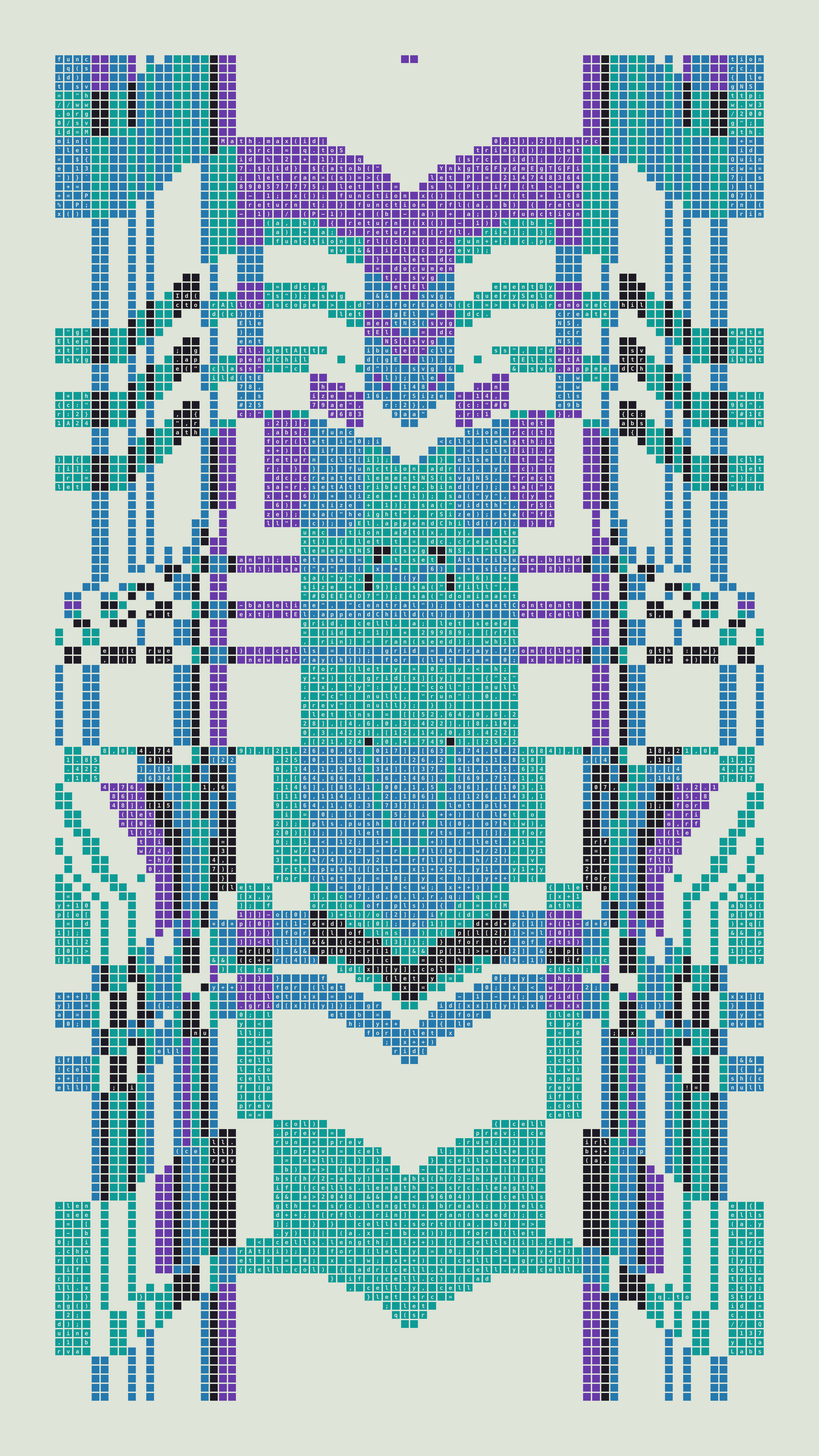 Quine #137 — Generation 1 (poster)