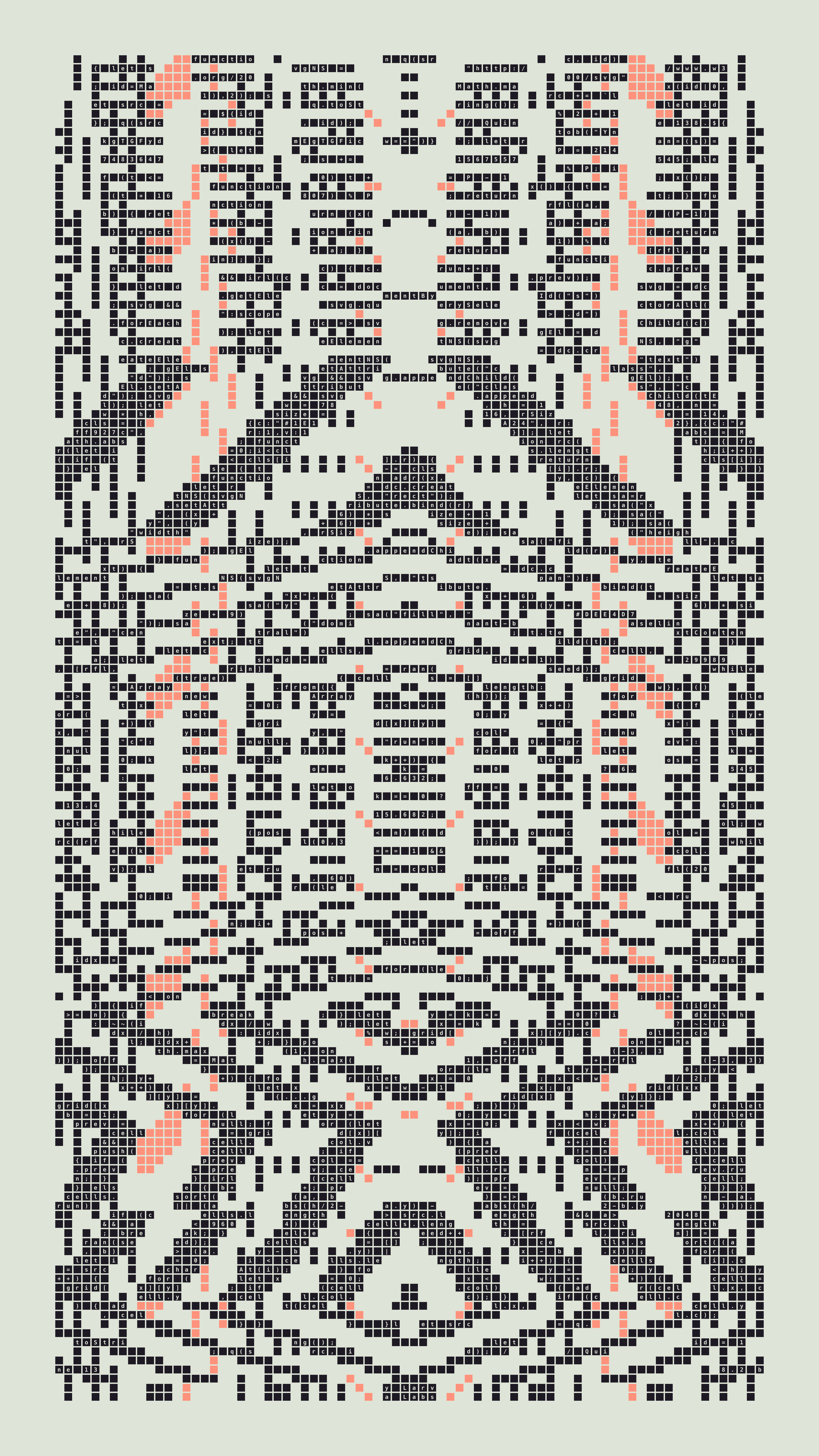 Quine #138 — Generation 2 (poster)
