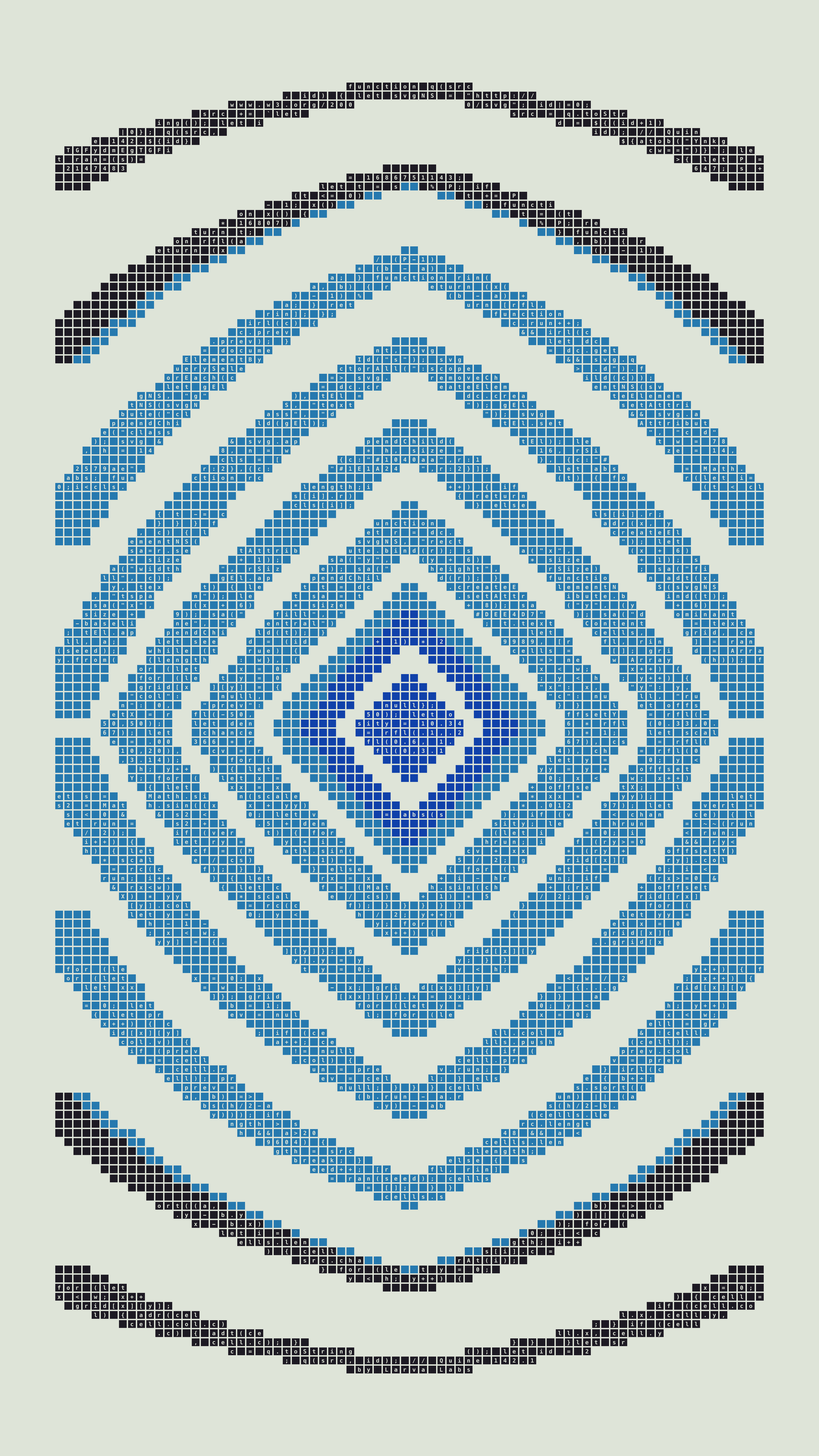 Quine #142 — Generation 1 (poster)