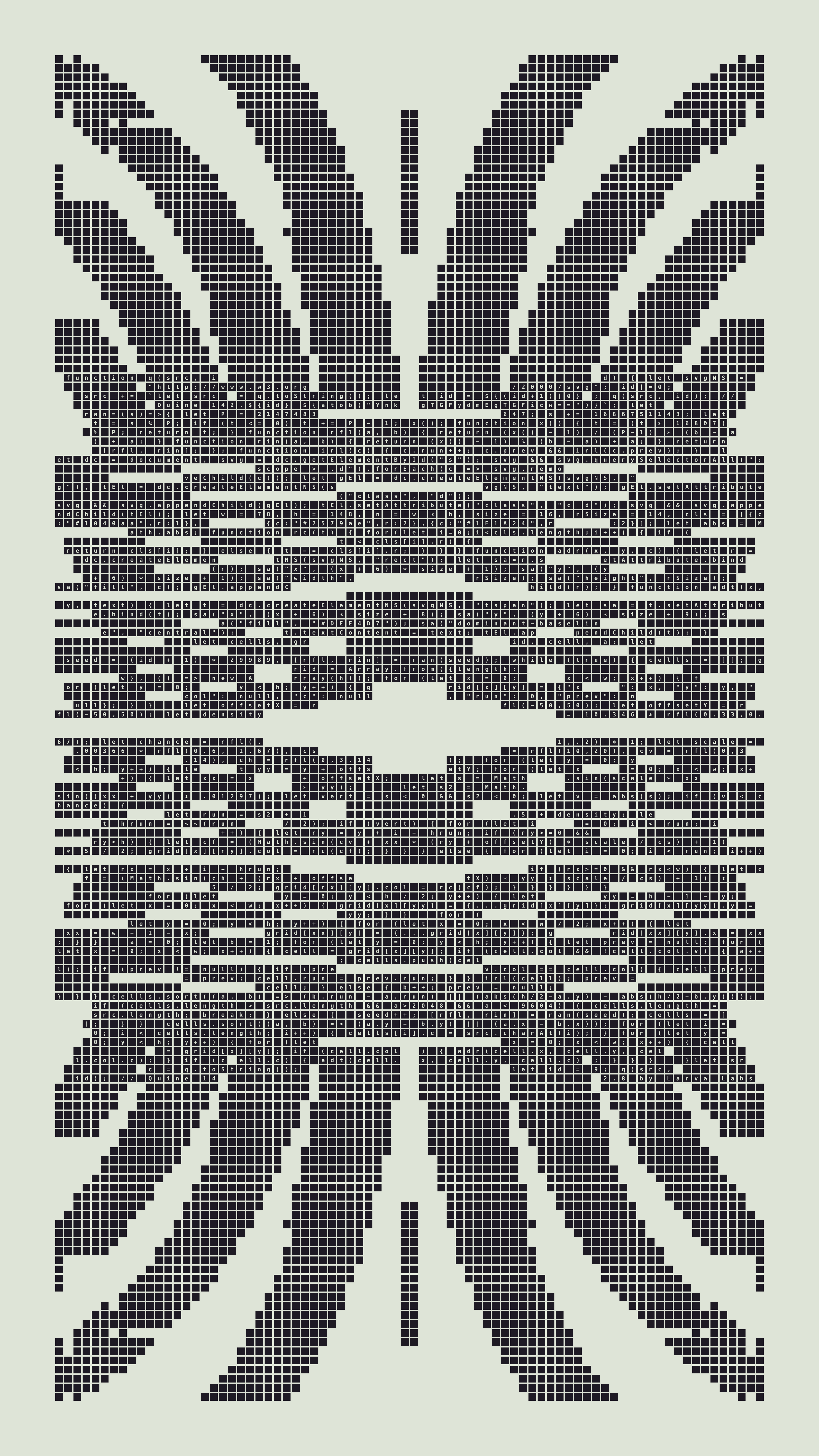 Quine #142 — Generation 8
