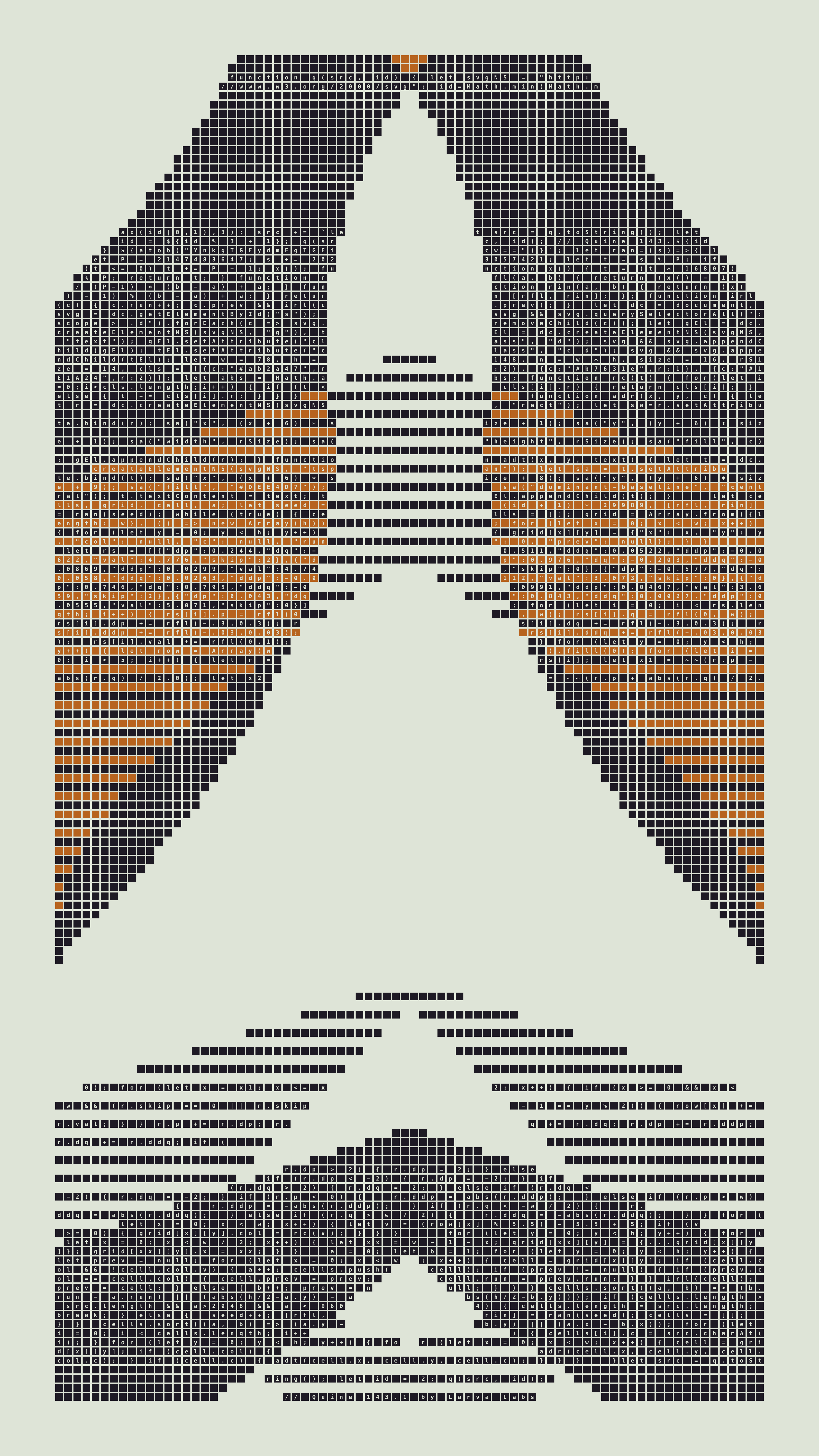 Quine #143 — Generation 1 (poster)
