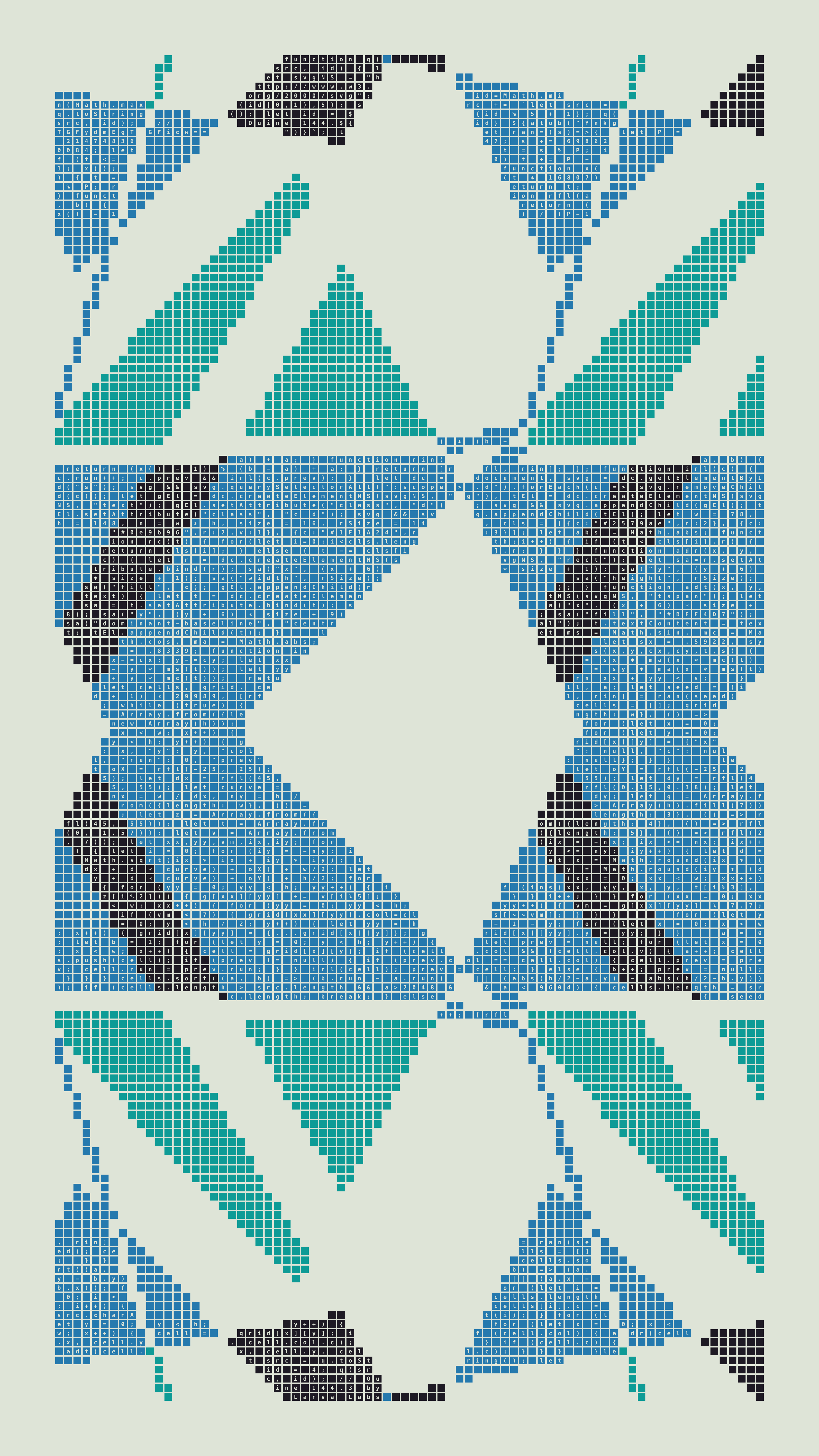 Quine #144 — Generation 3 (poster)