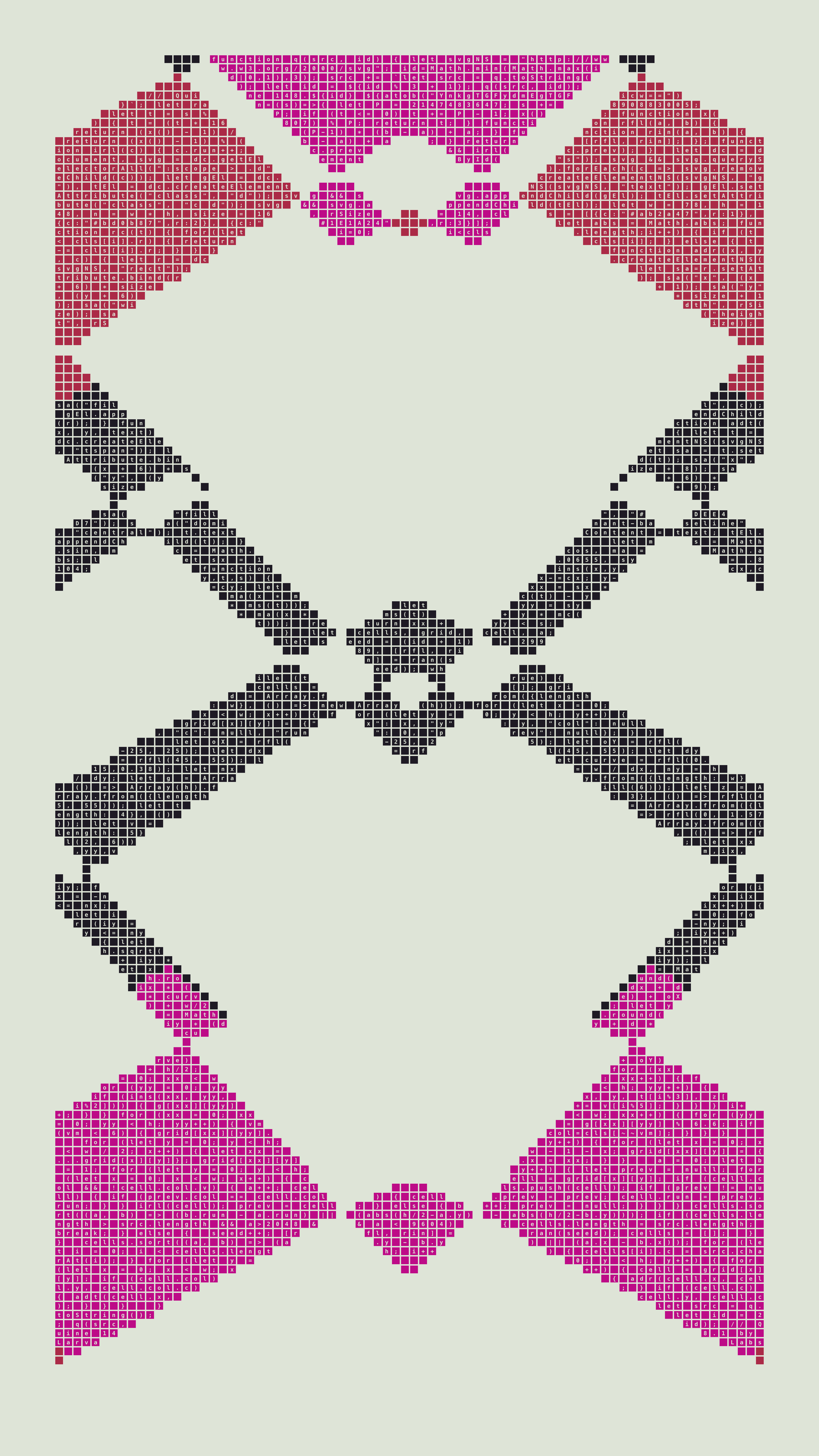 Quine #148 — Generation 1 (poster)