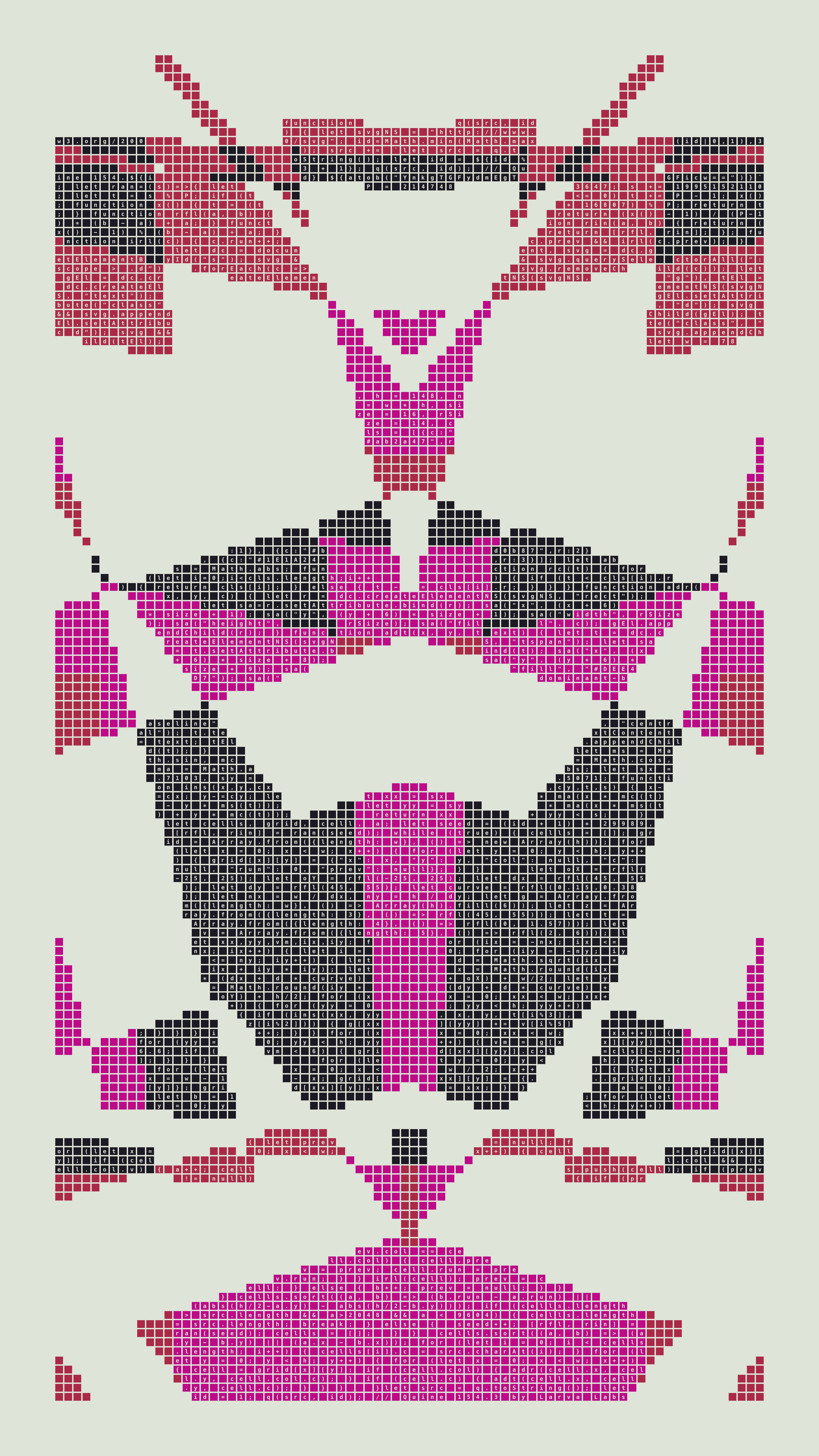 Quine #154 — Generation 3 (poster)