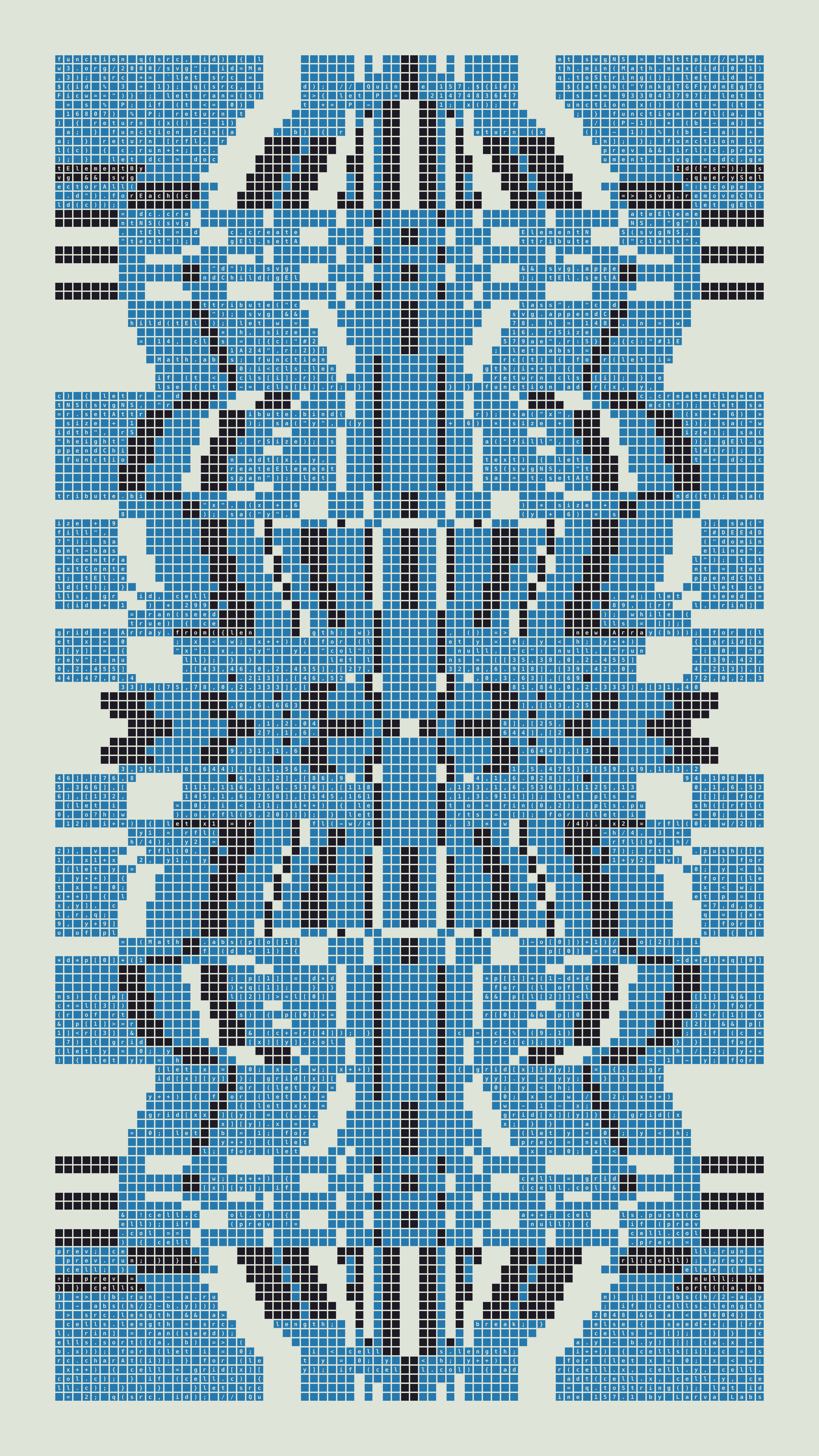 Quine #157 — Generation 1 (poster)