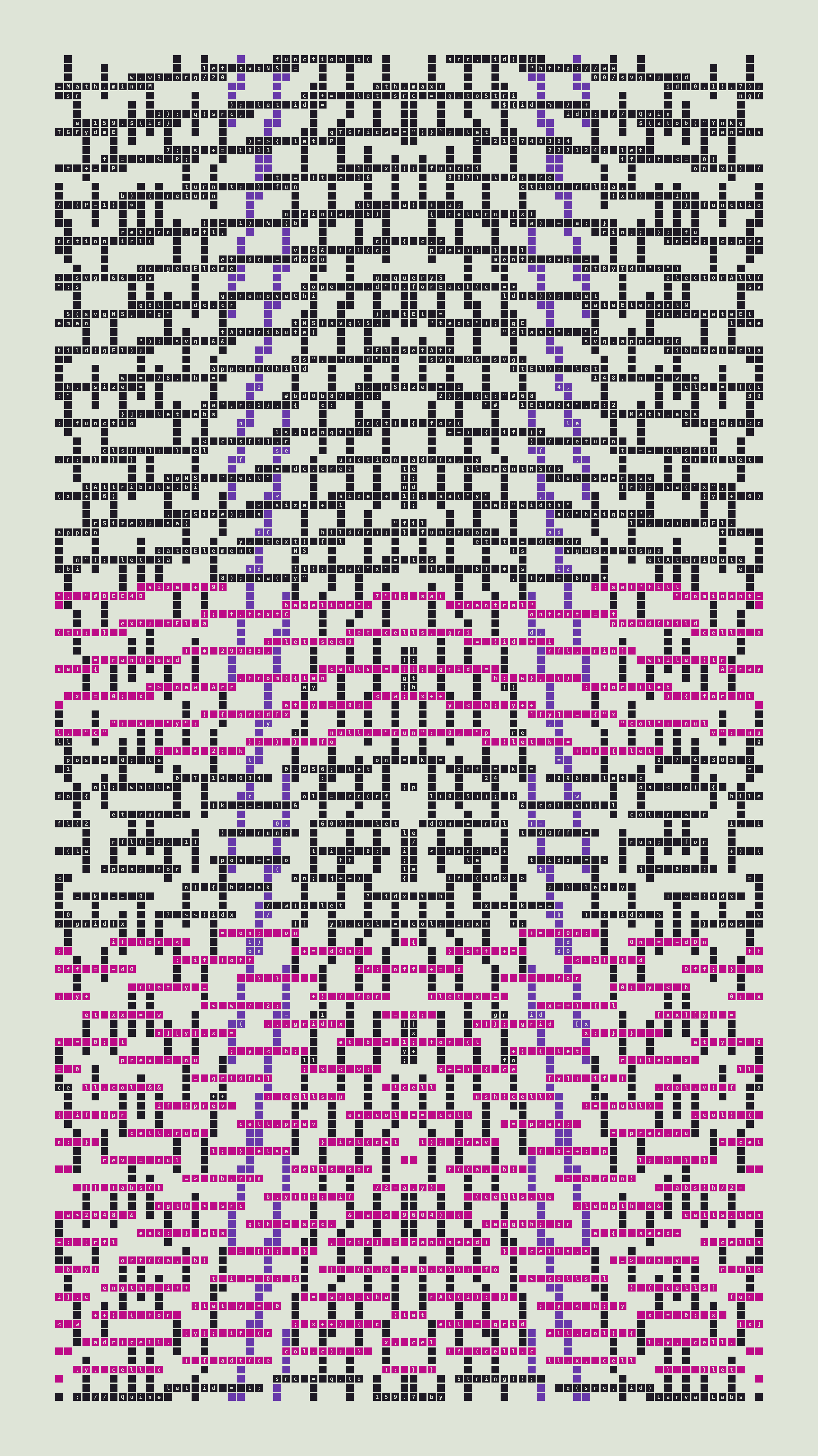 Quine #159 — Generation 7