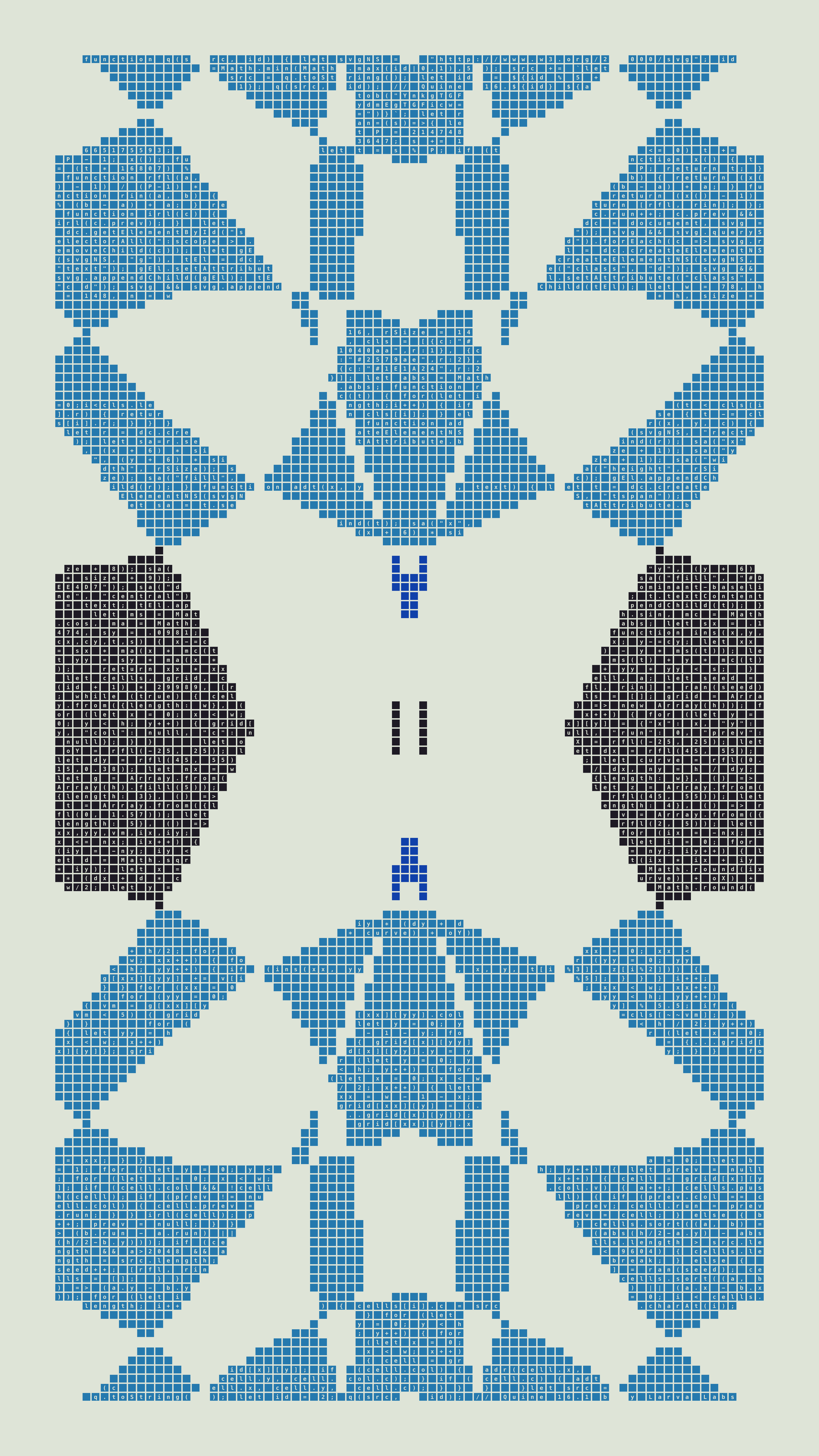 Quine #16 — Generation 1 (poster)