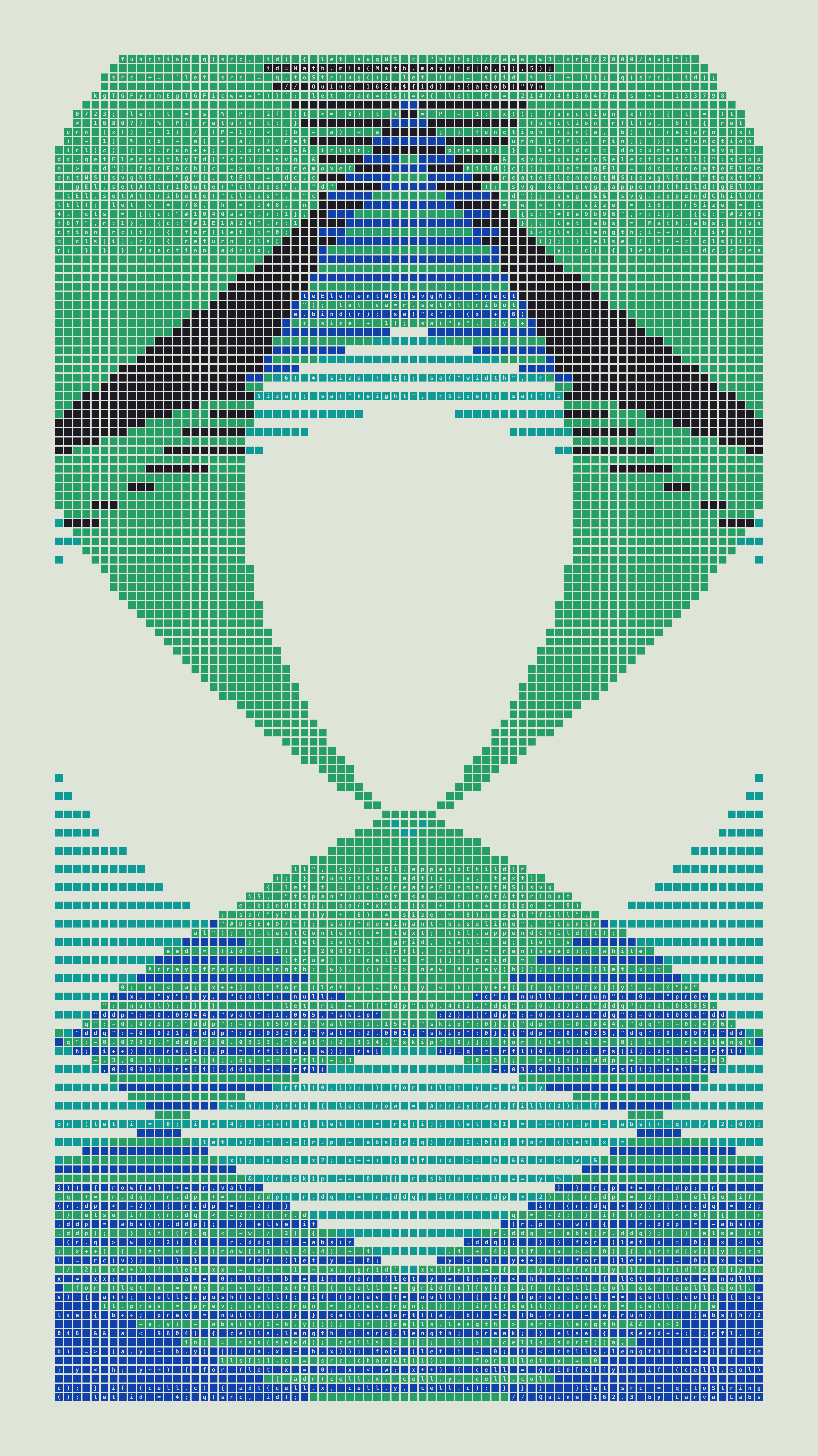 Quine #162 — Generation 3 (poster)