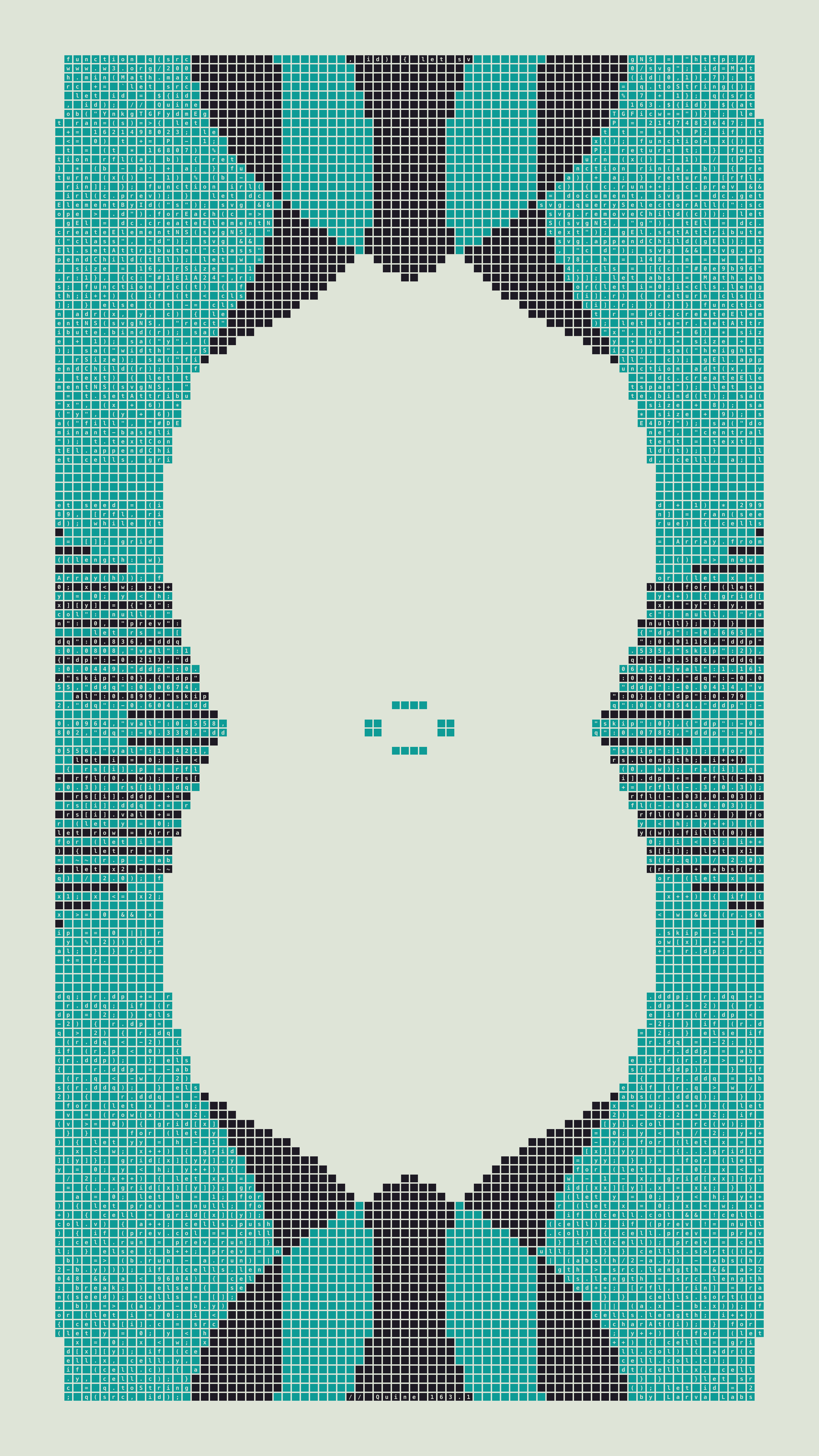 Quine #163 — Generation 1 (poster)