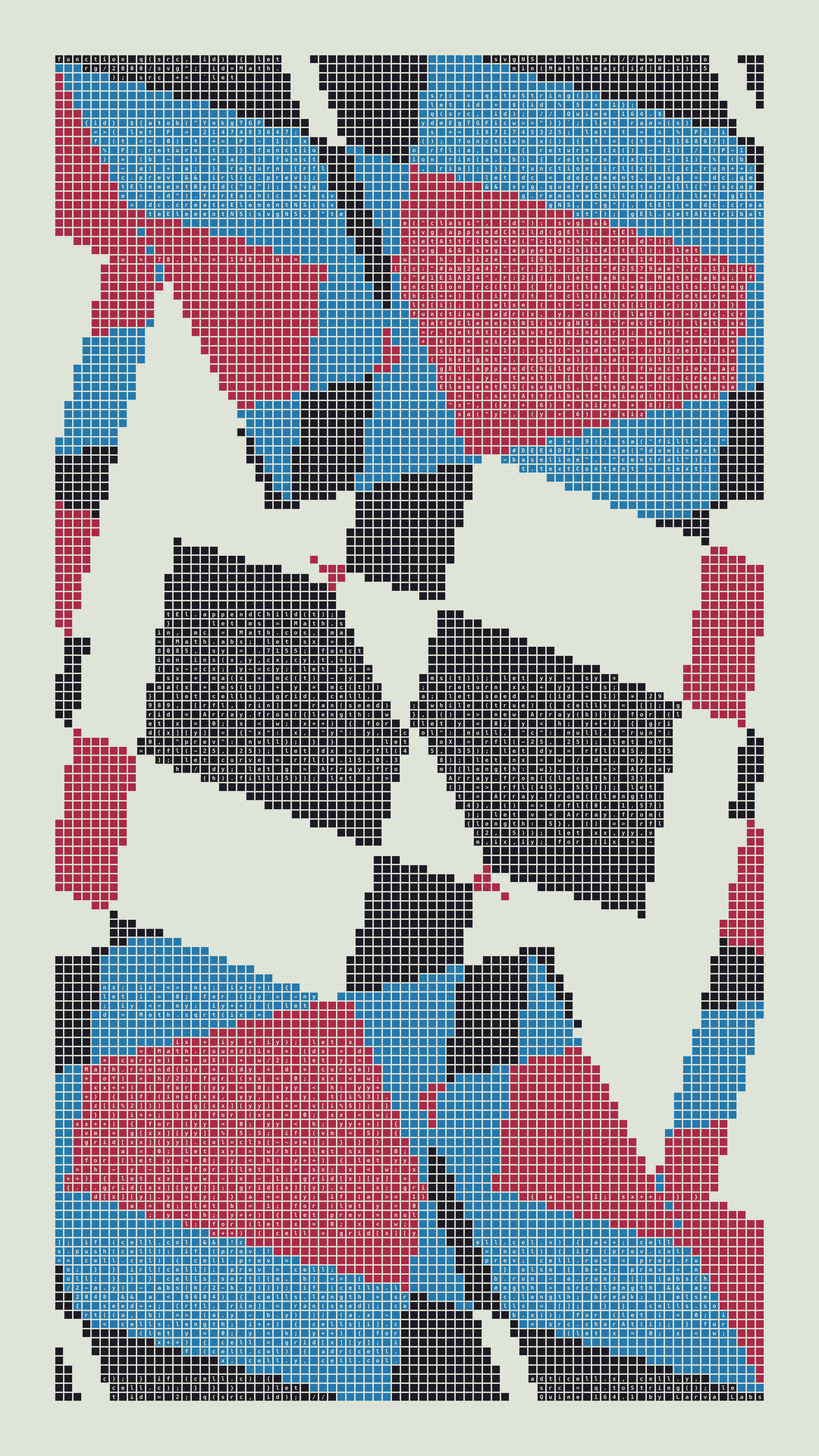 Quine #164 — Generation 1 (poster)