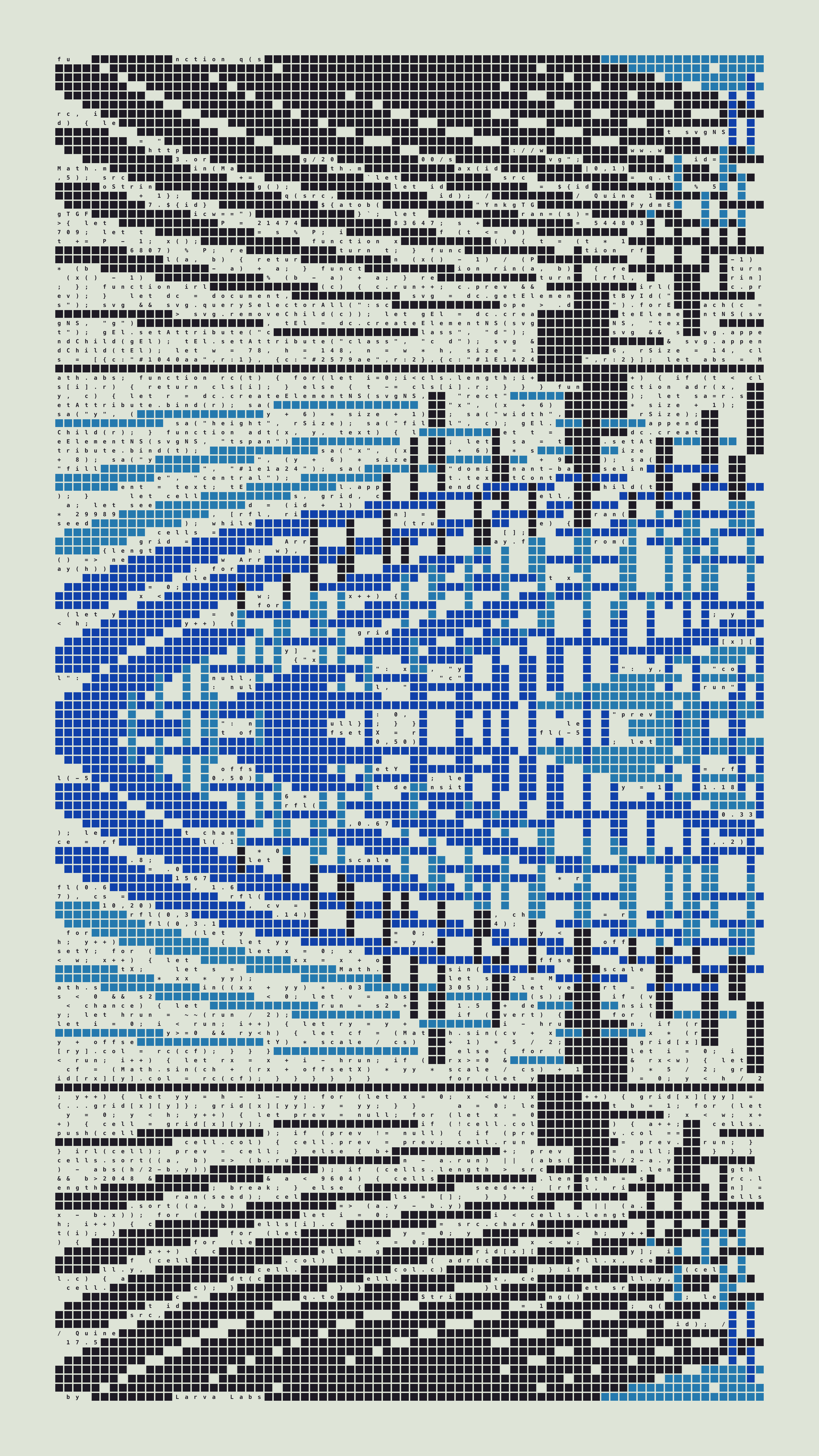 Quine #17 — Generation 5