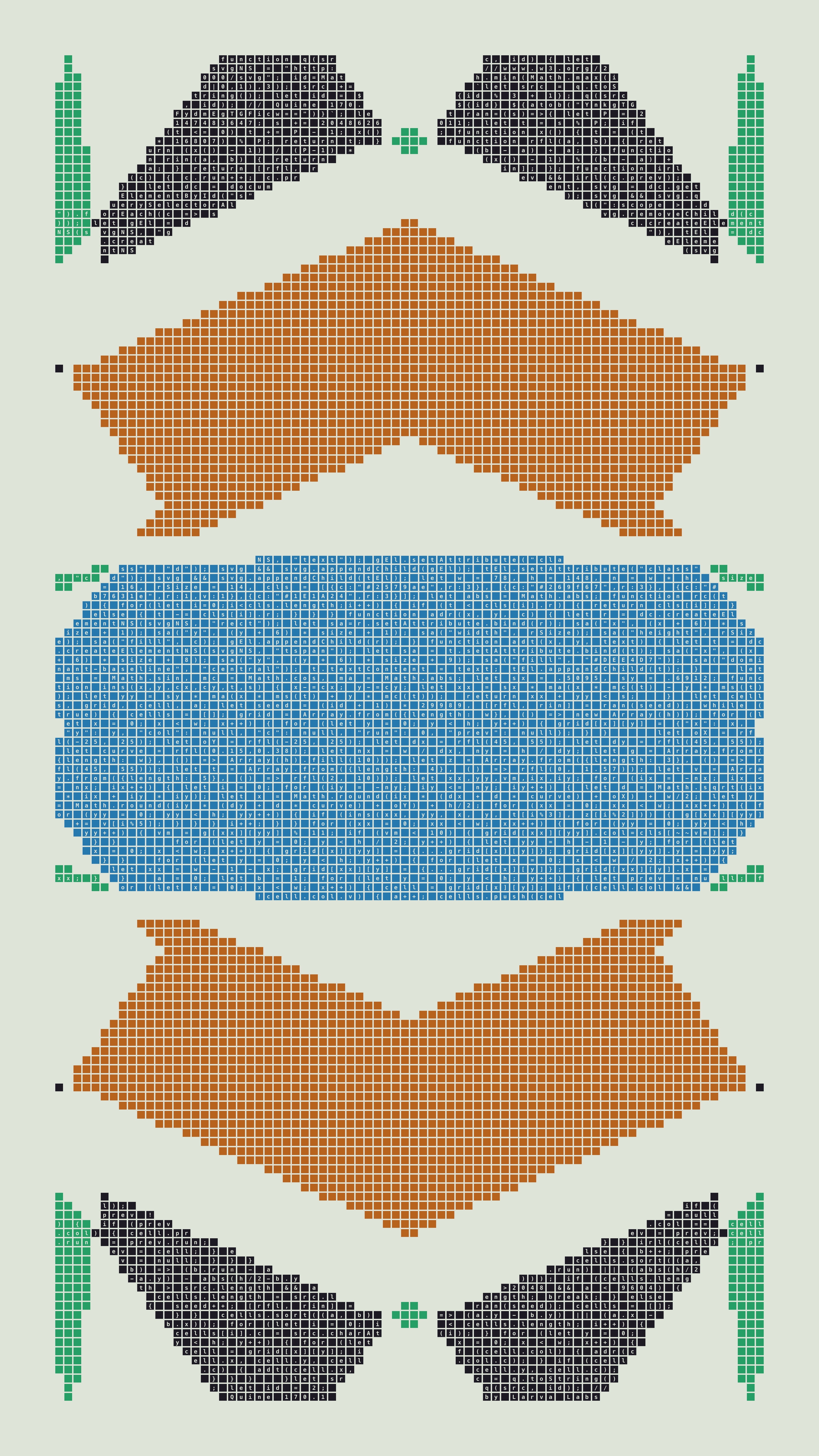 Quine #170 — Generation 1 (poster)