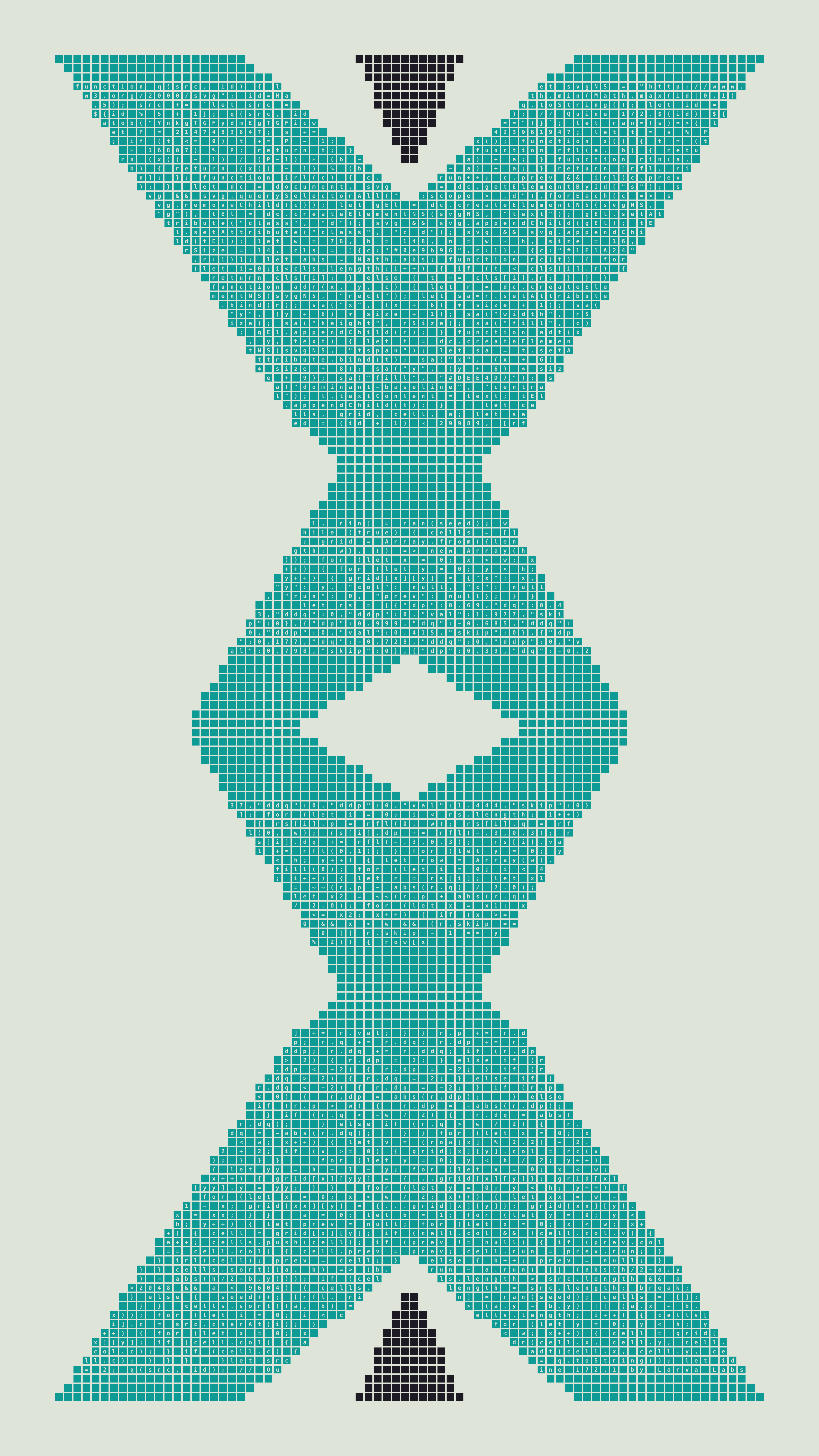 Quine #172 — Generation 1 (poster)