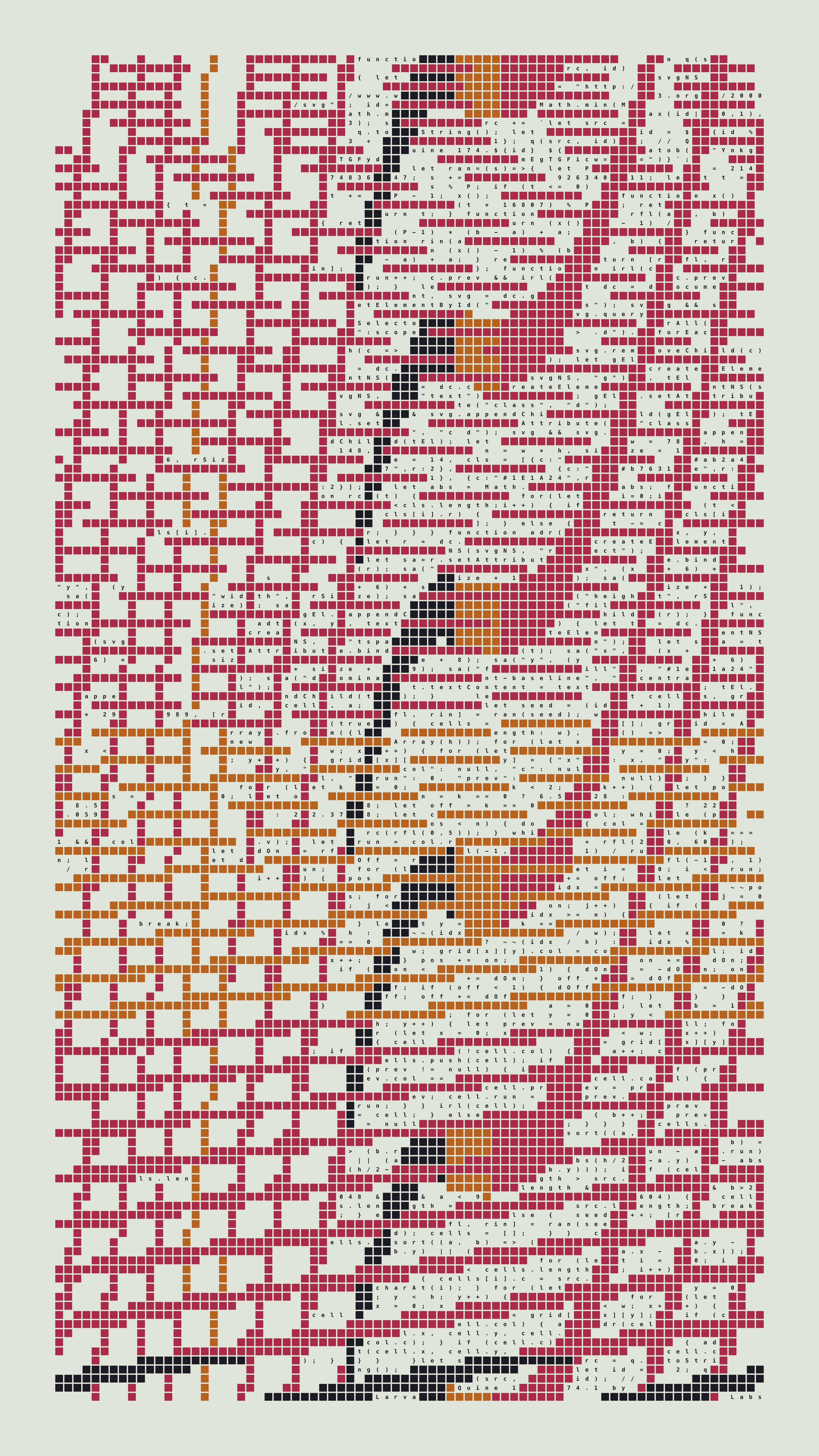Quine #174 — Generation 1