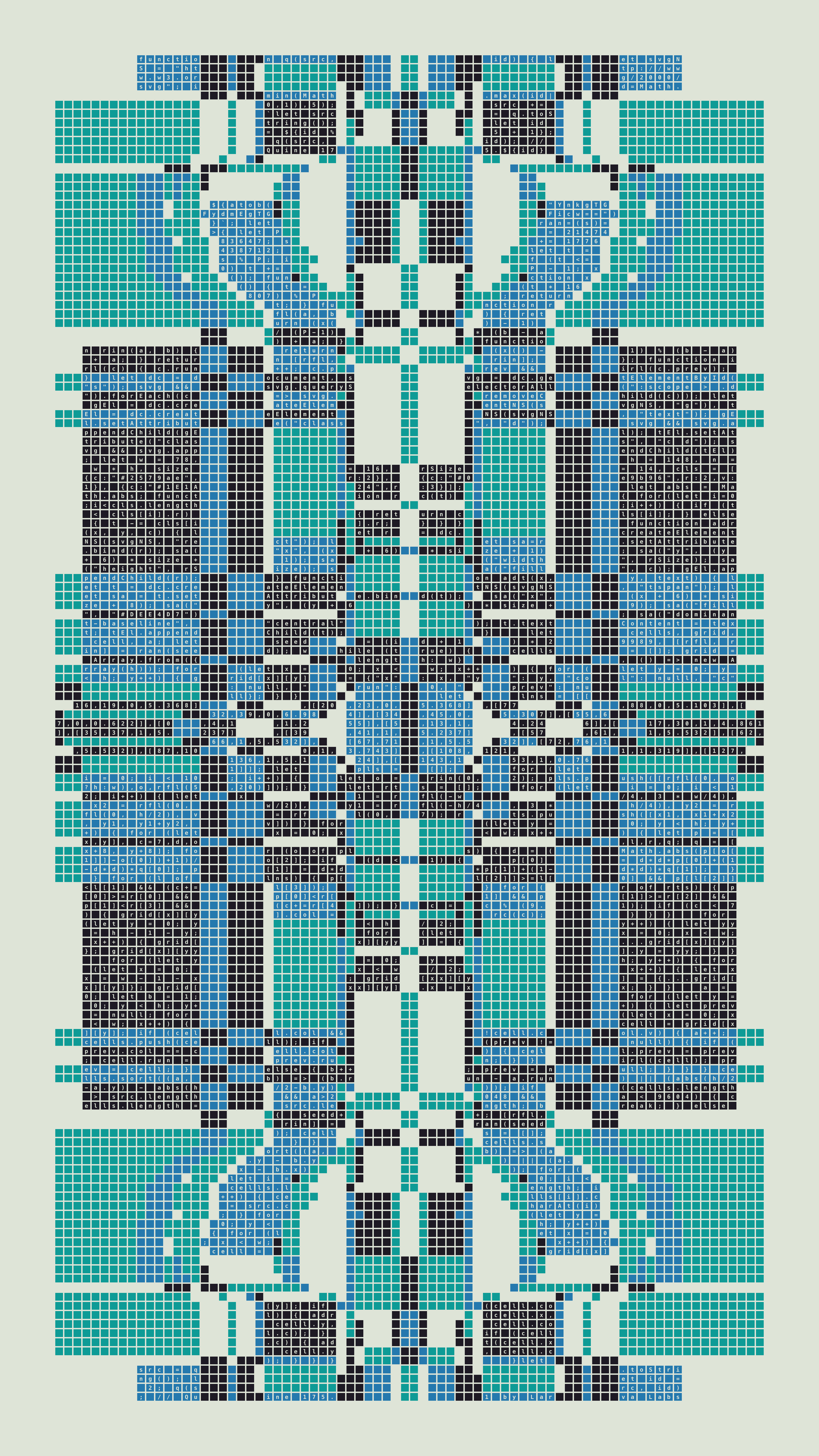 Quine #175 — Generation 1 (poster)
