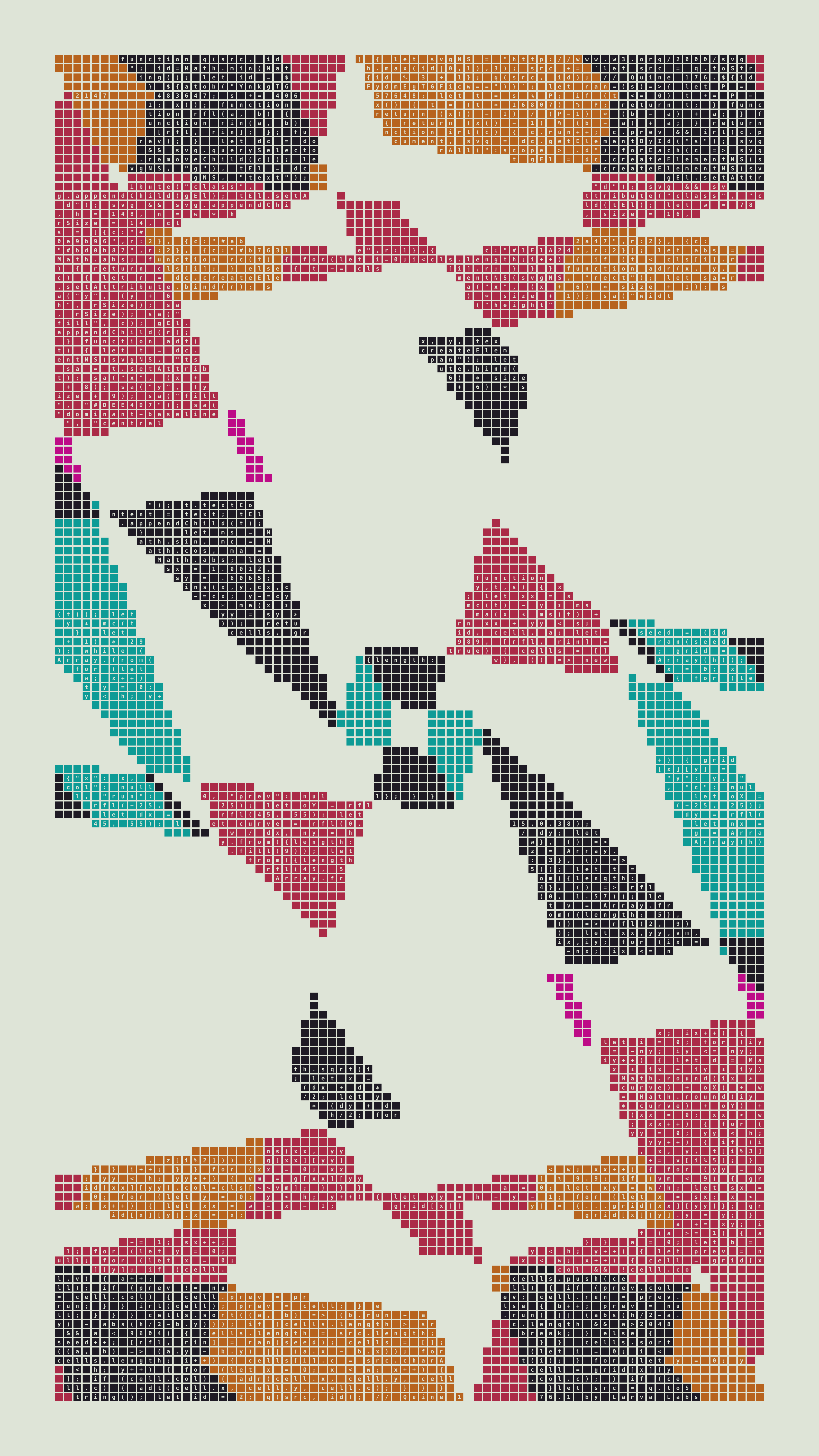 Quine #176 — Generation 1 (poster)