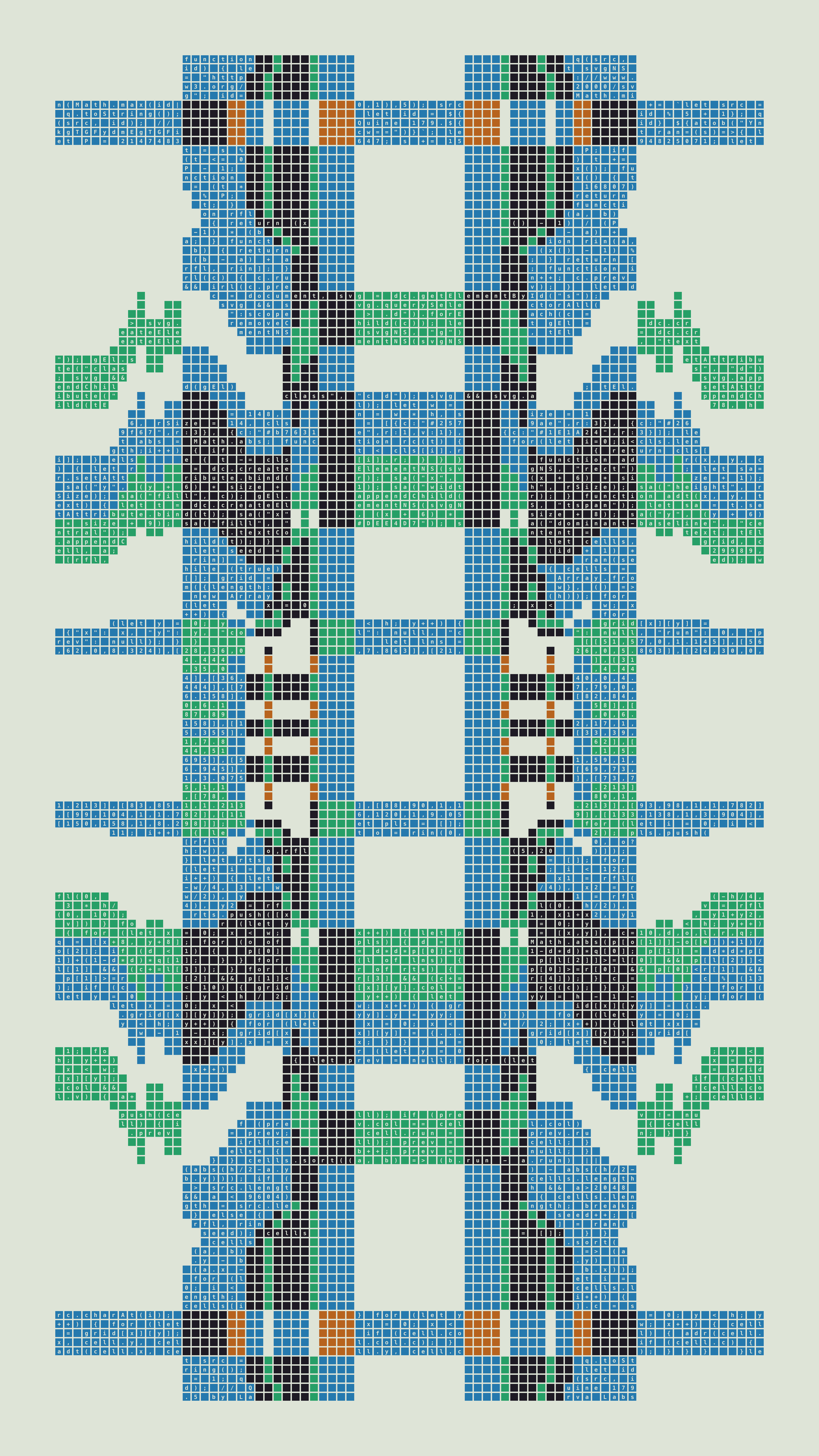 Quine #179 — Generation 5 (poster)