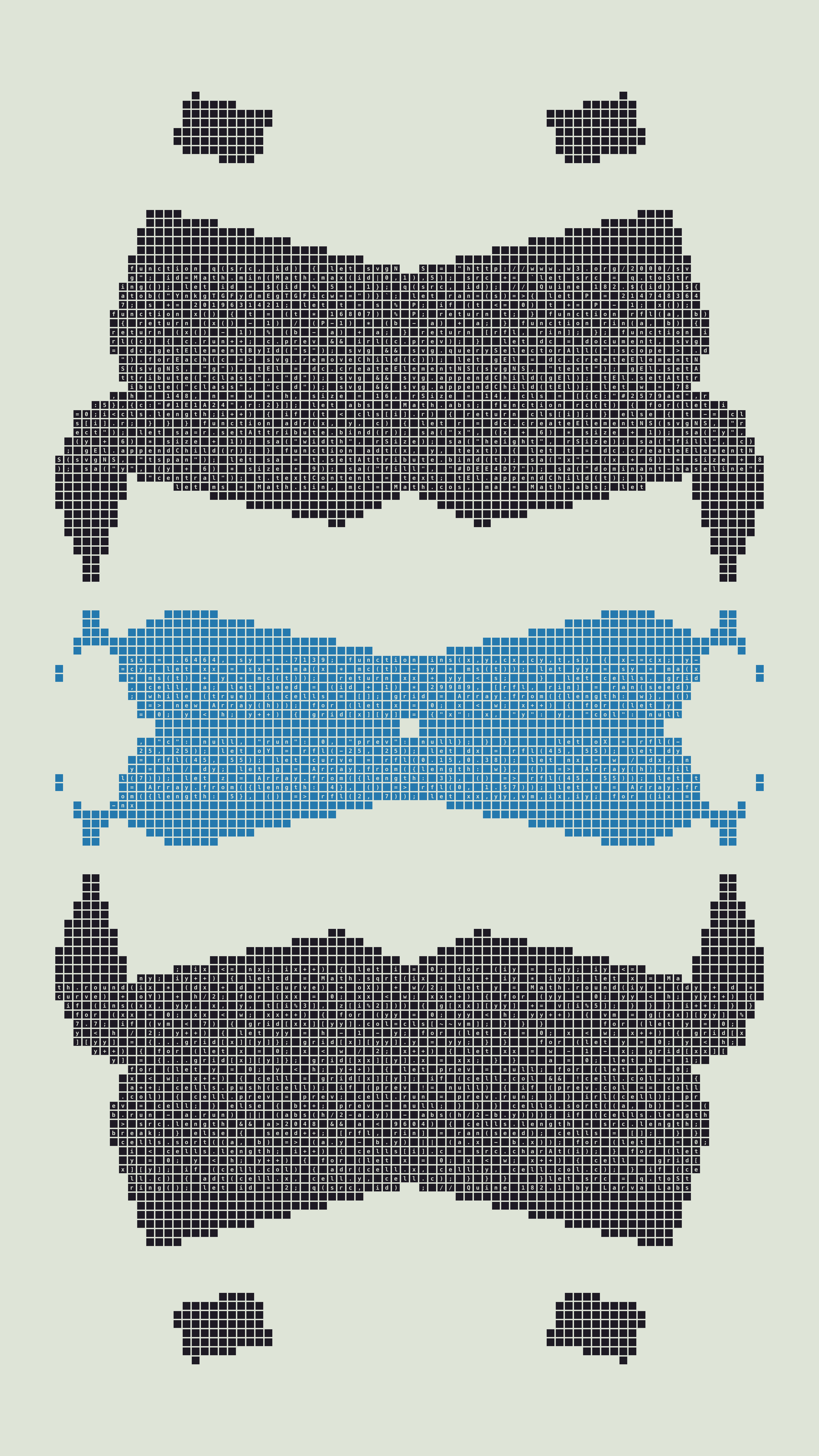 Quine #182 — Generation 1 (poster)