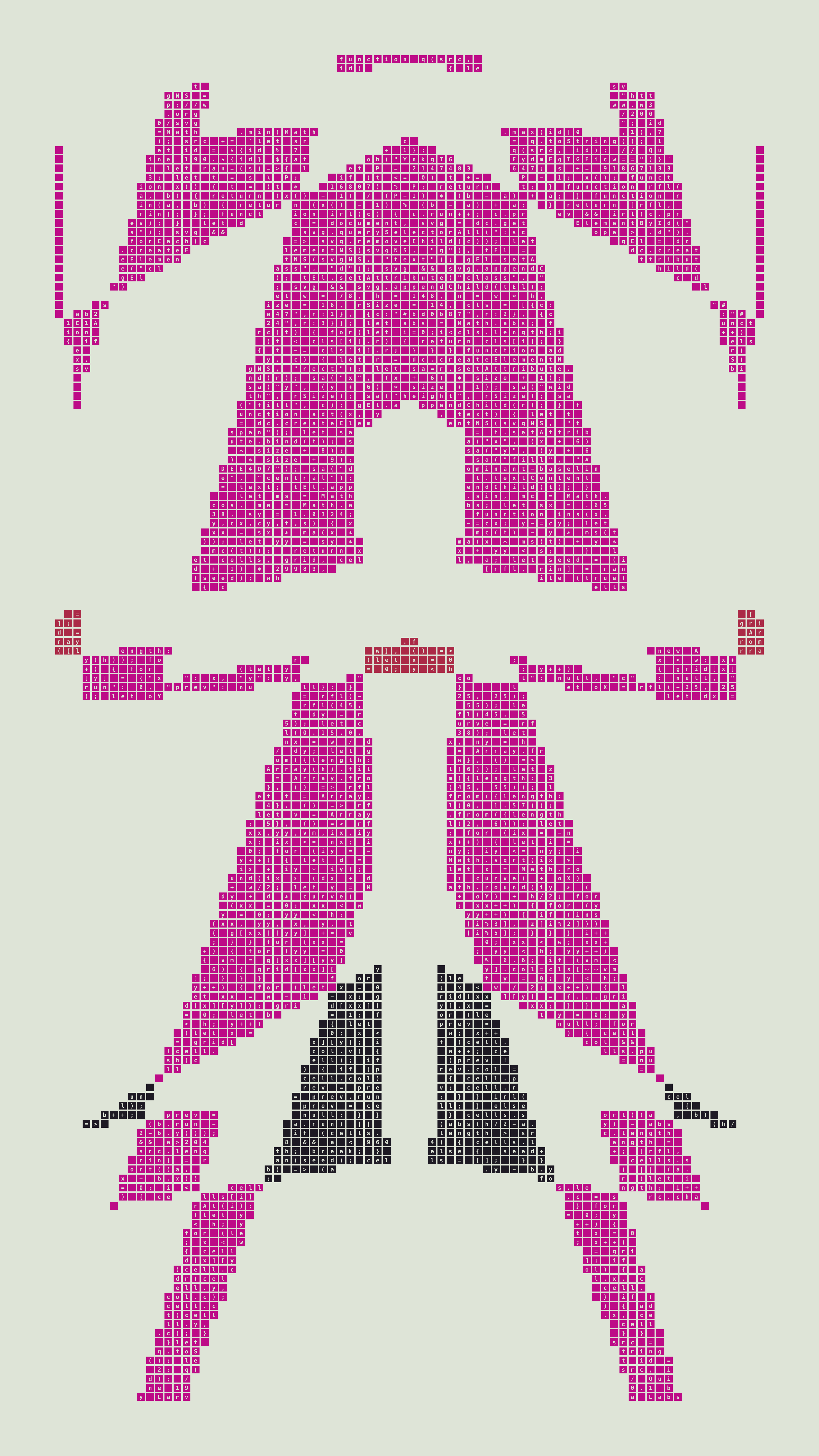 Quine #190 — Generation 1 (poster)