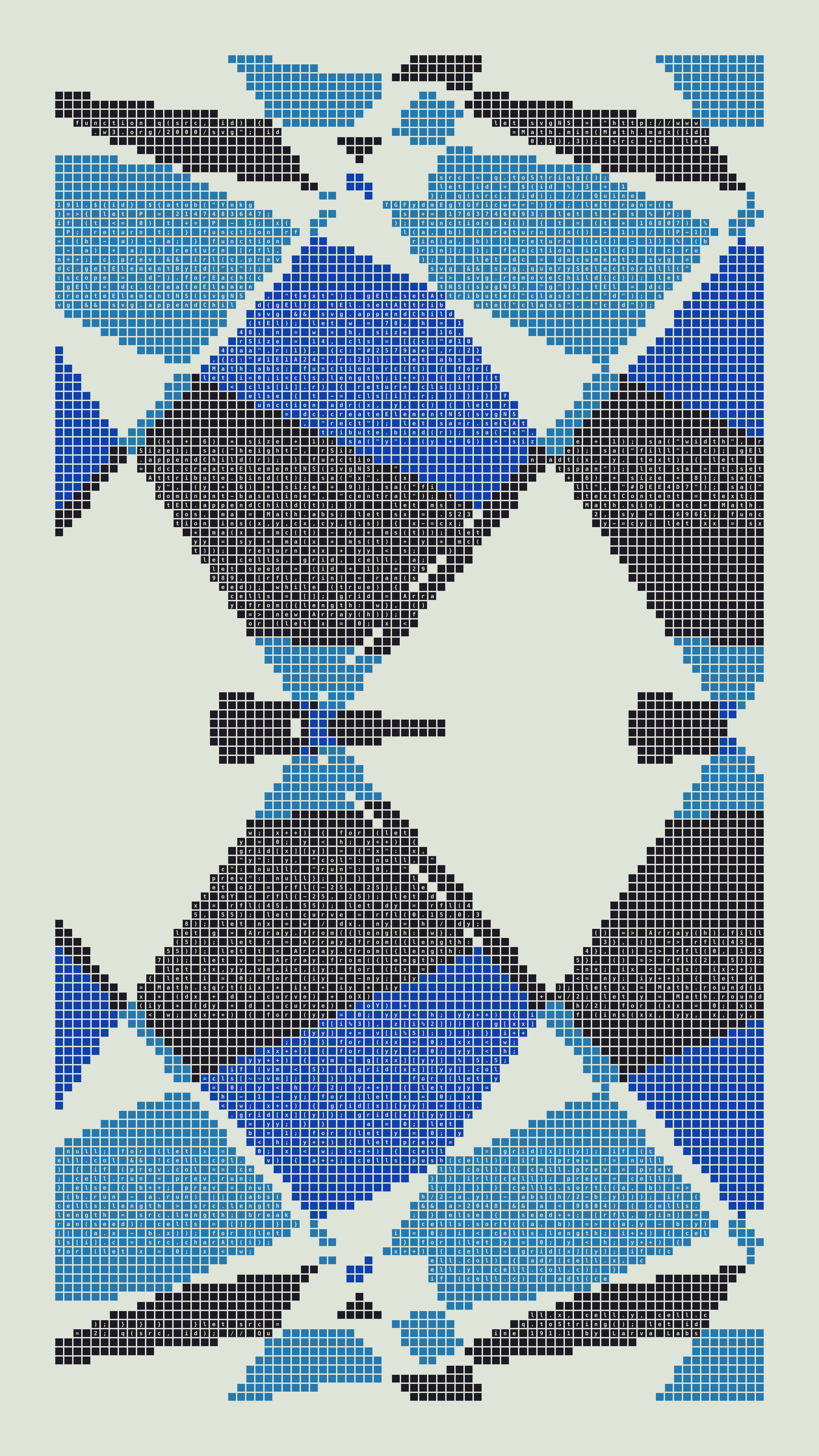 Quine #191 — Generation 1 (poster)