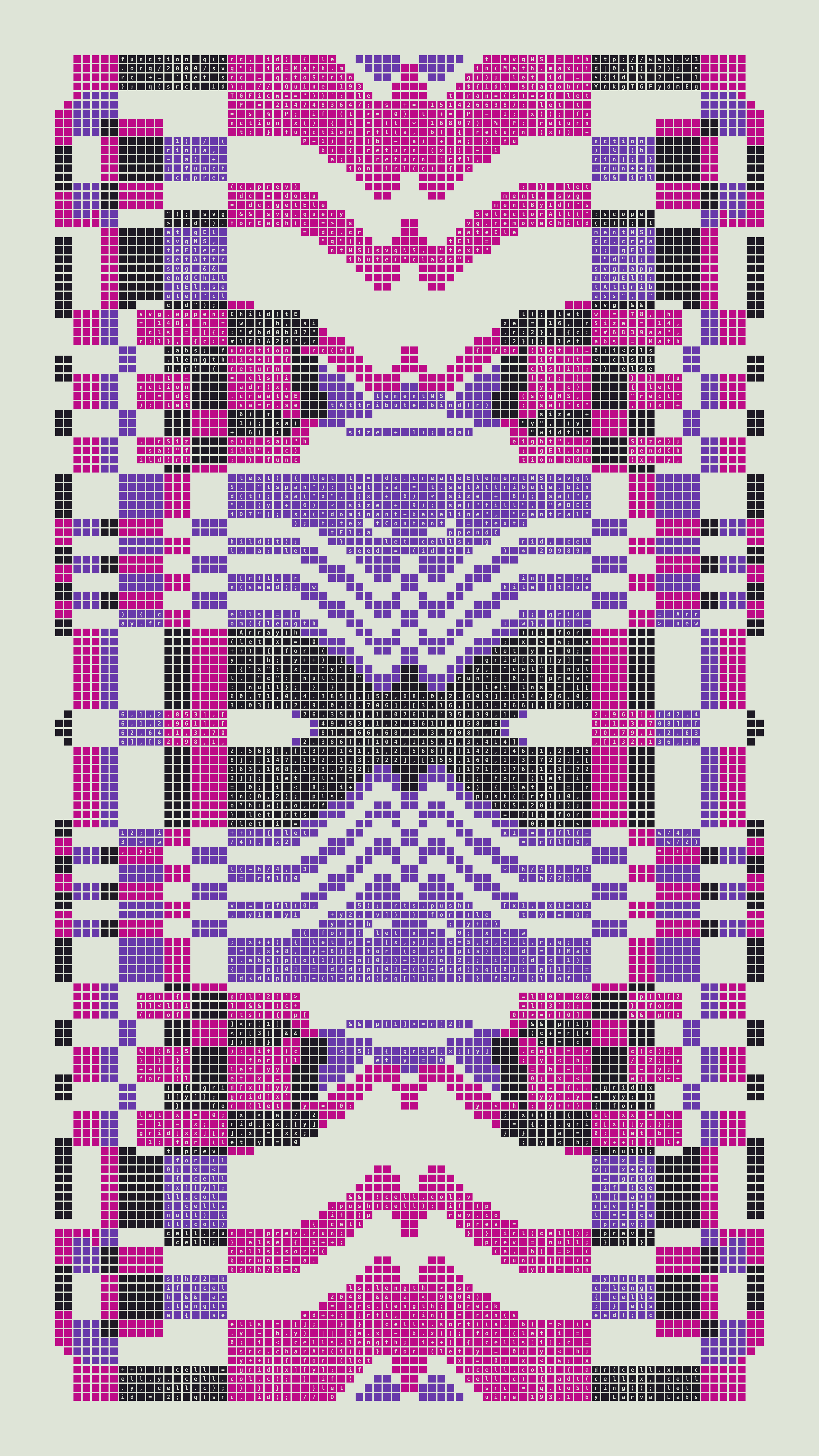 Quine #193 — Generation 1 (poster)