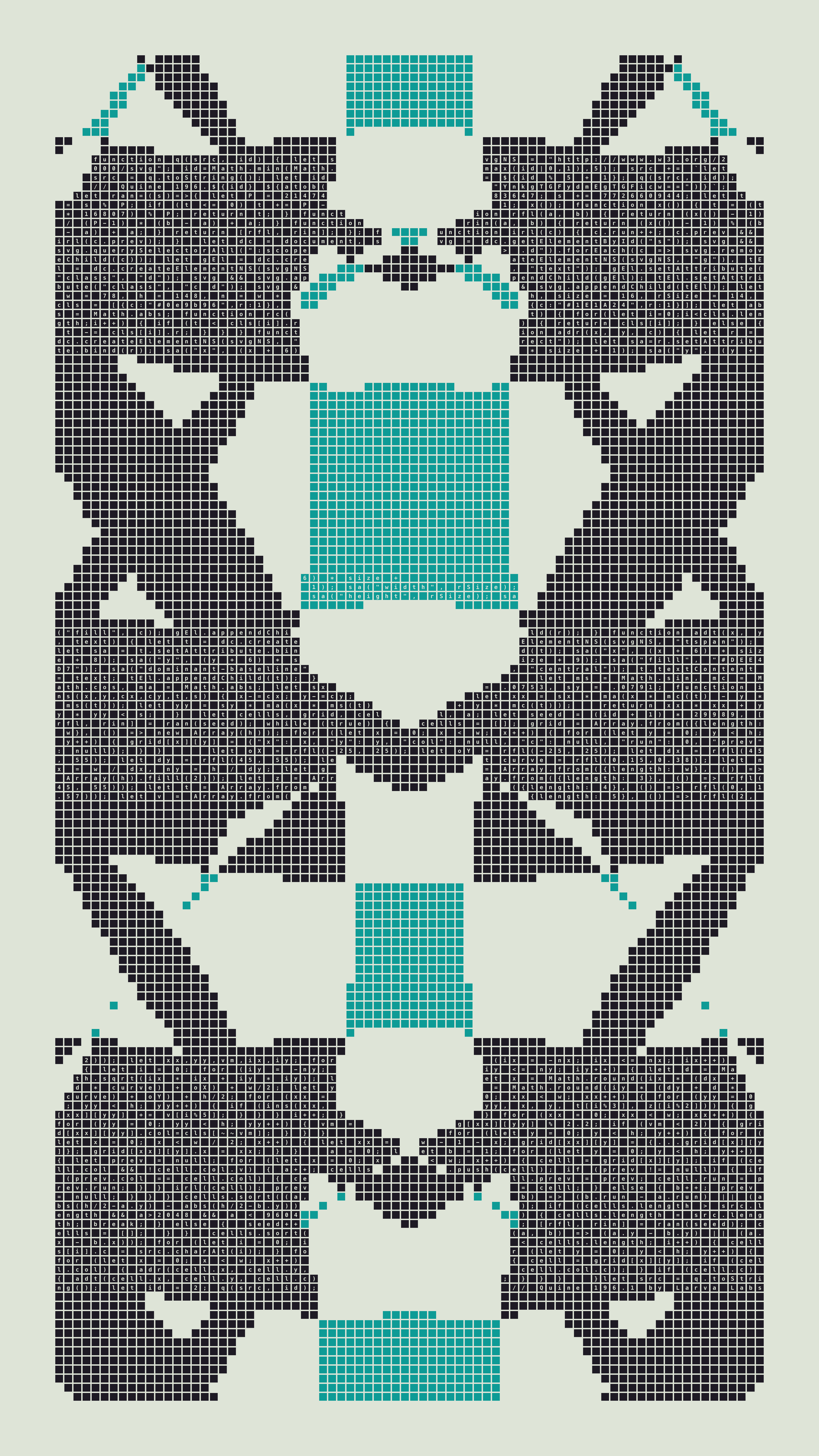 Quine #196 — Generation 1 (poster)