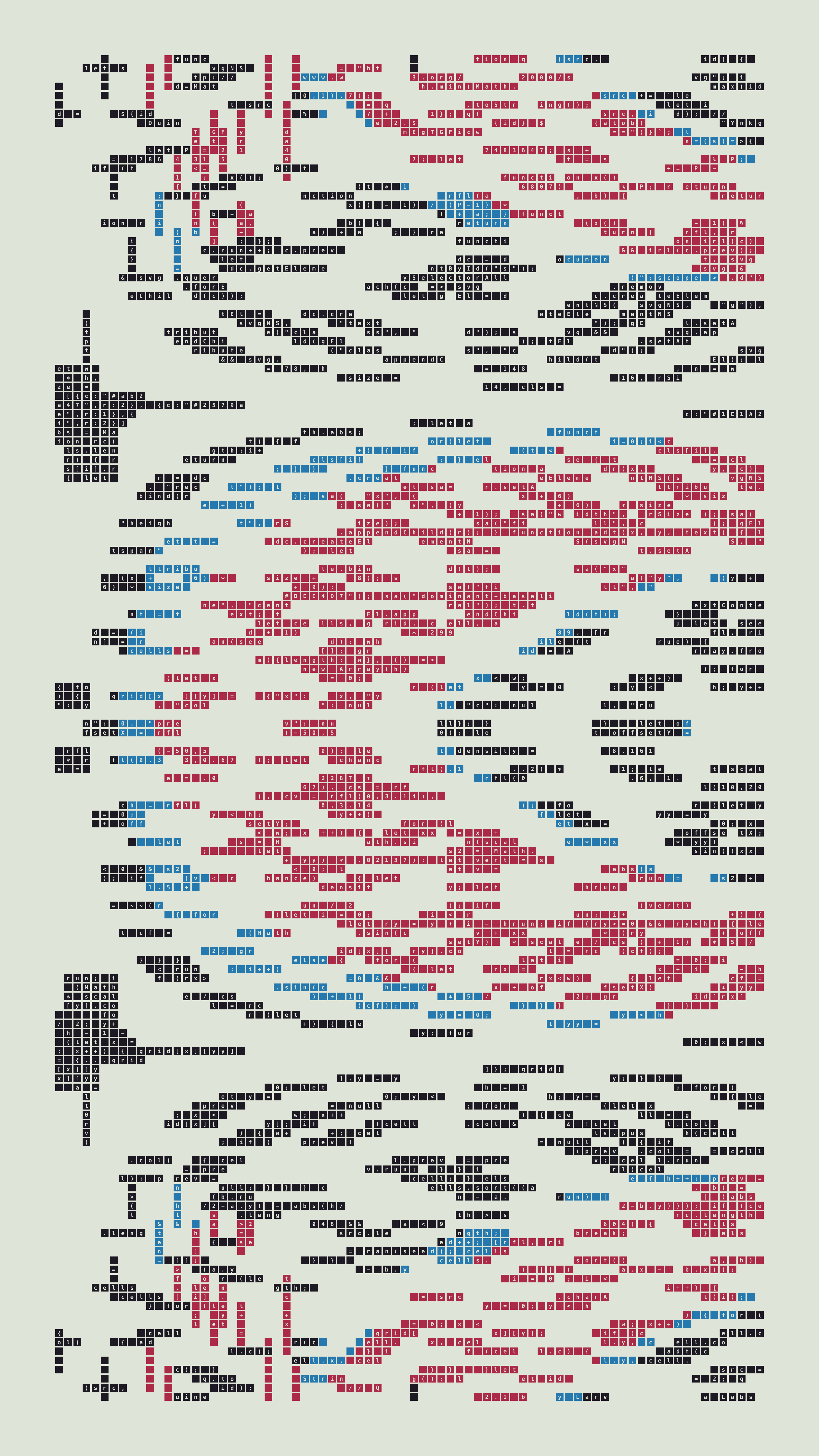 Quine #2 — Generation 1 (poster)