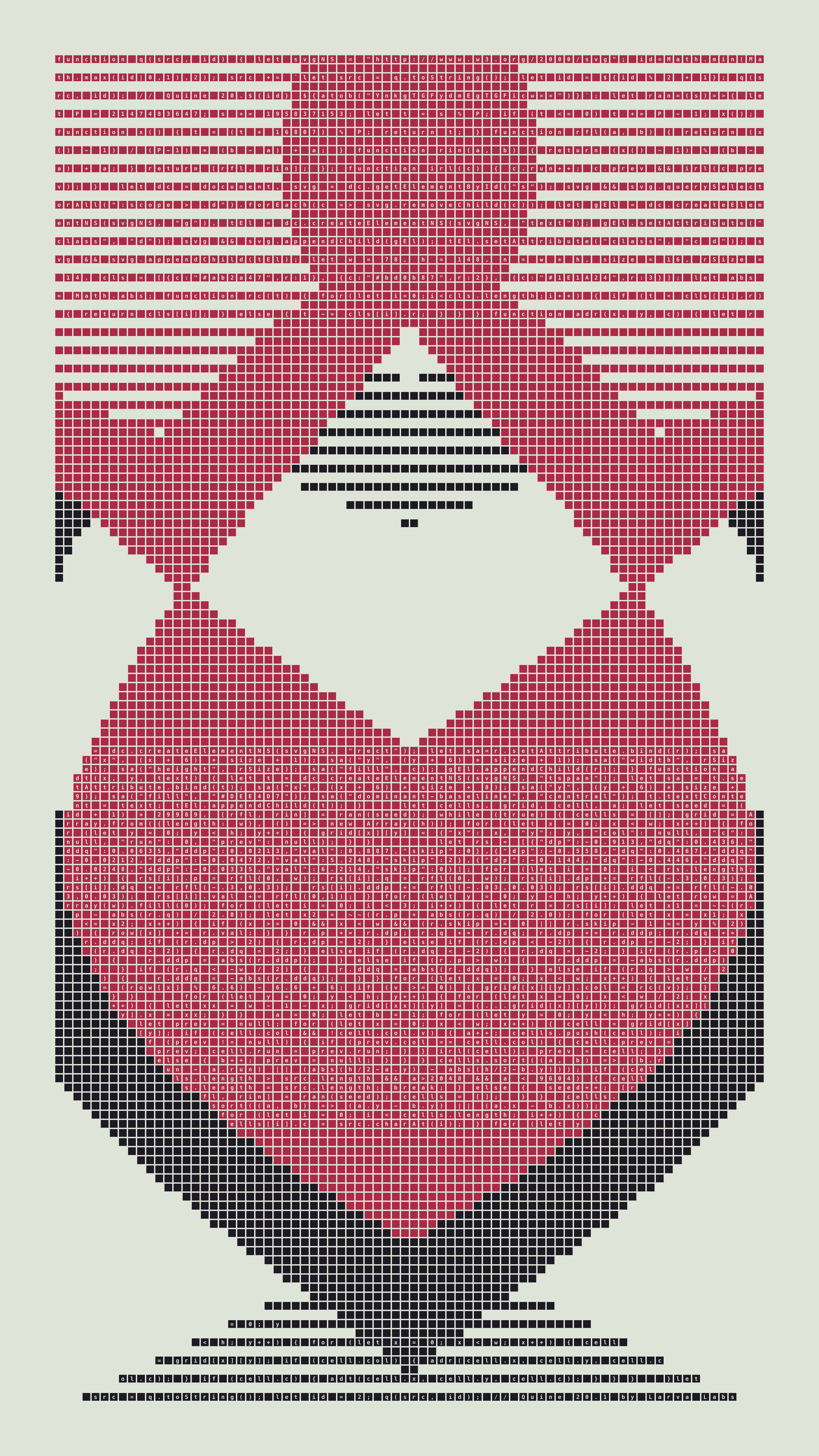 Quine #20 — Generation 1 (poster)
