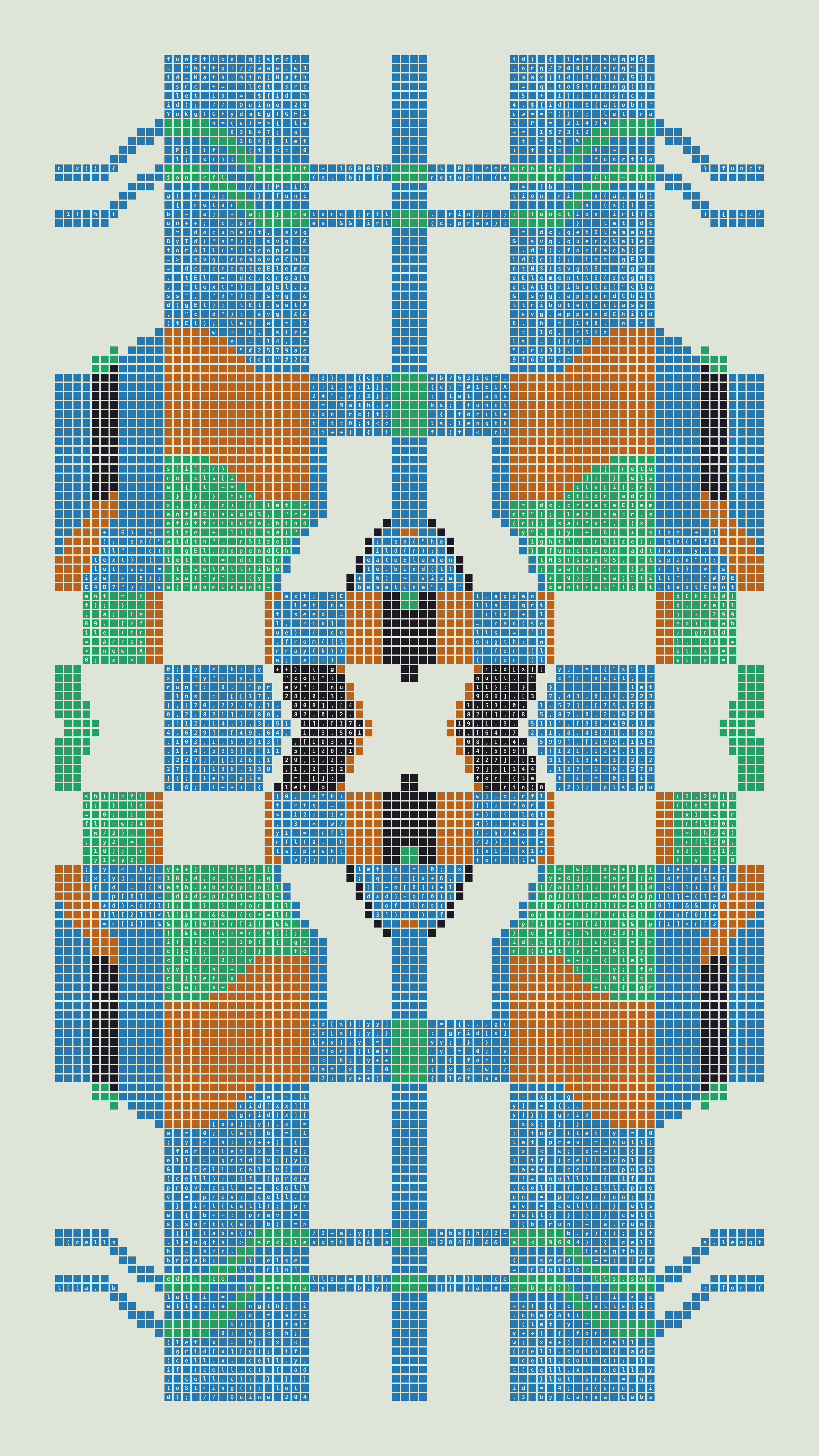 Quine #204 — Generation 3 (poster)