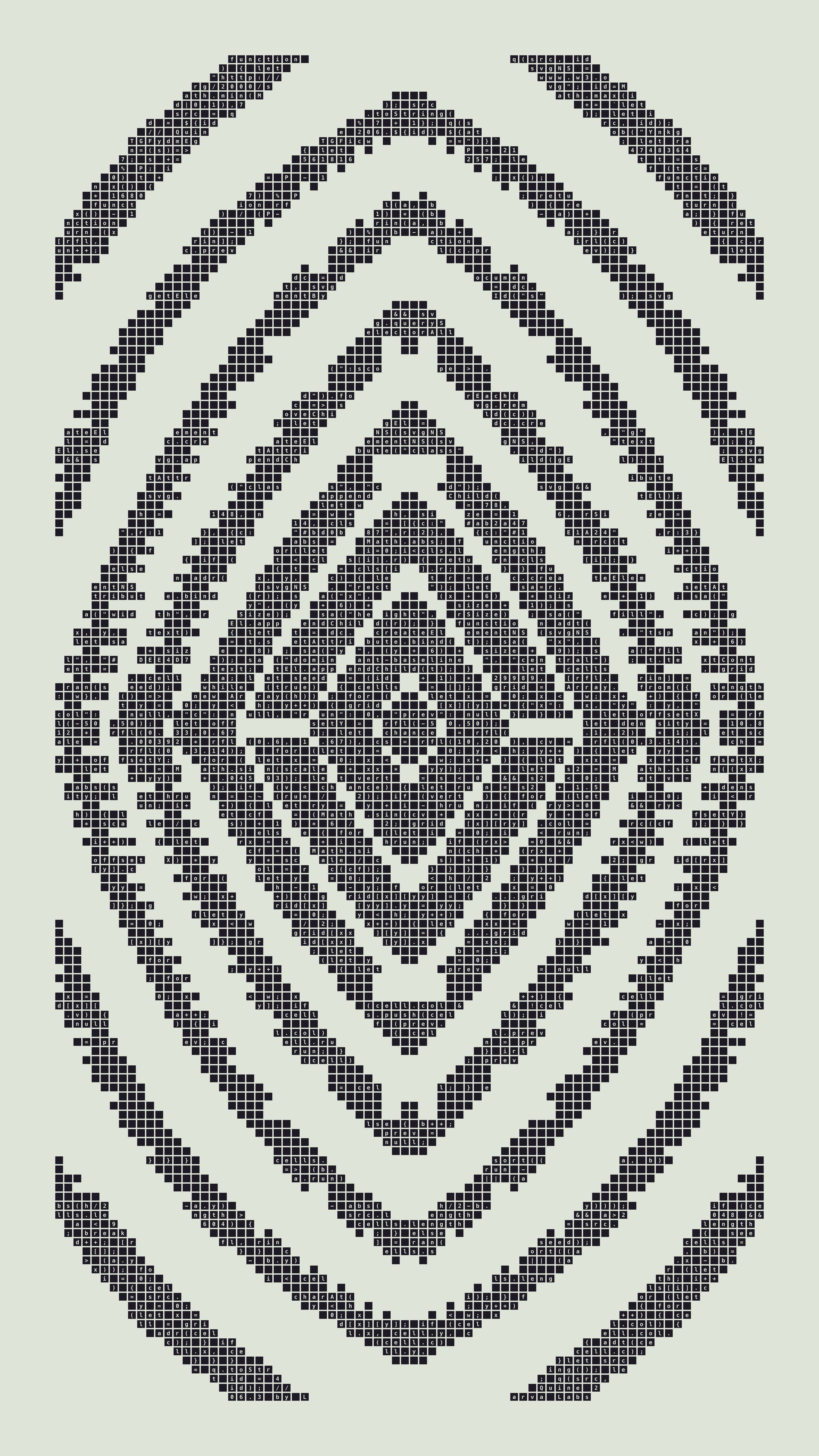 Quine #206 — Generation 3 (poster)