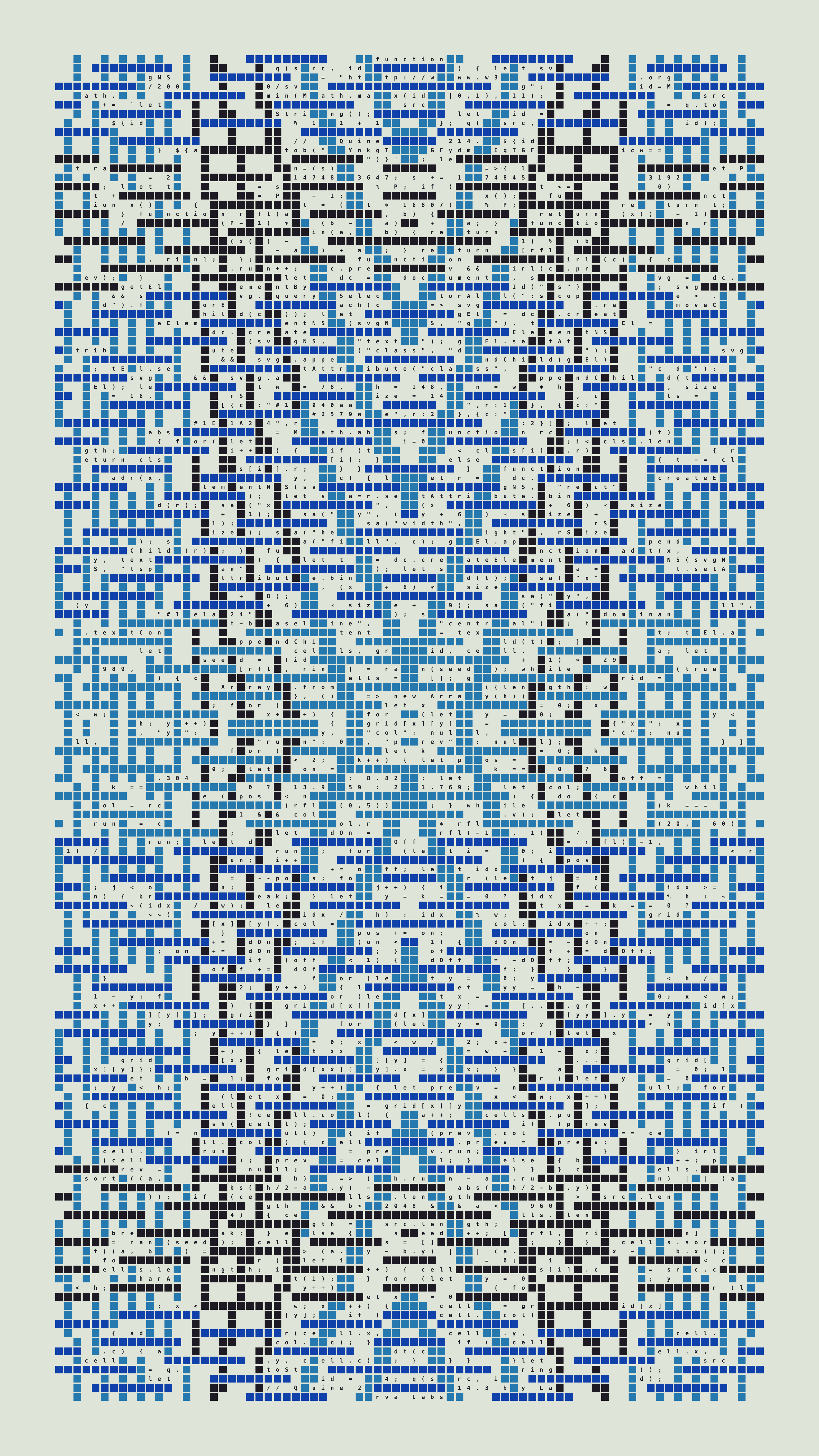 Quine #214 — Generation 3
