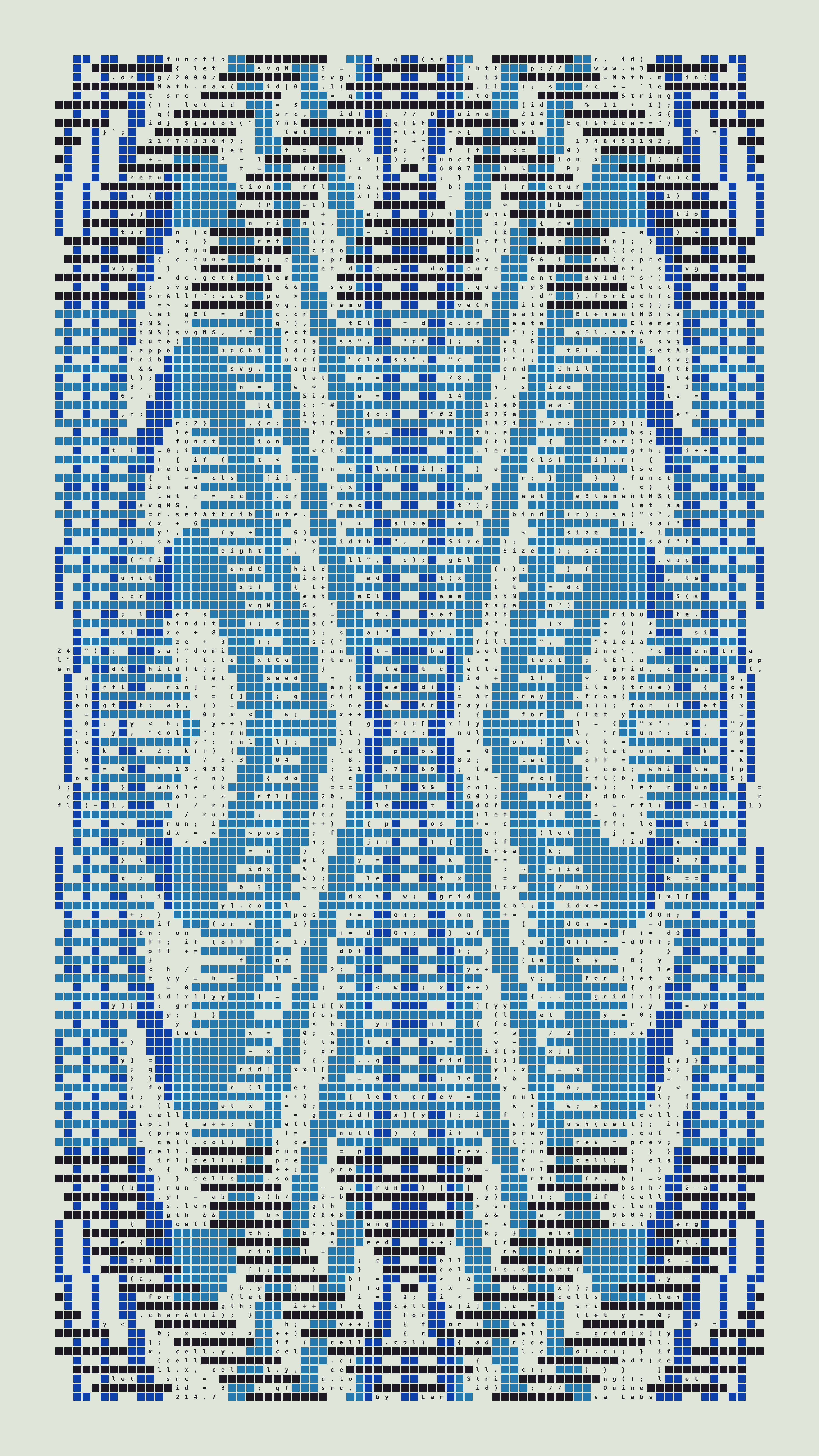 Quine #214 — Generation 7