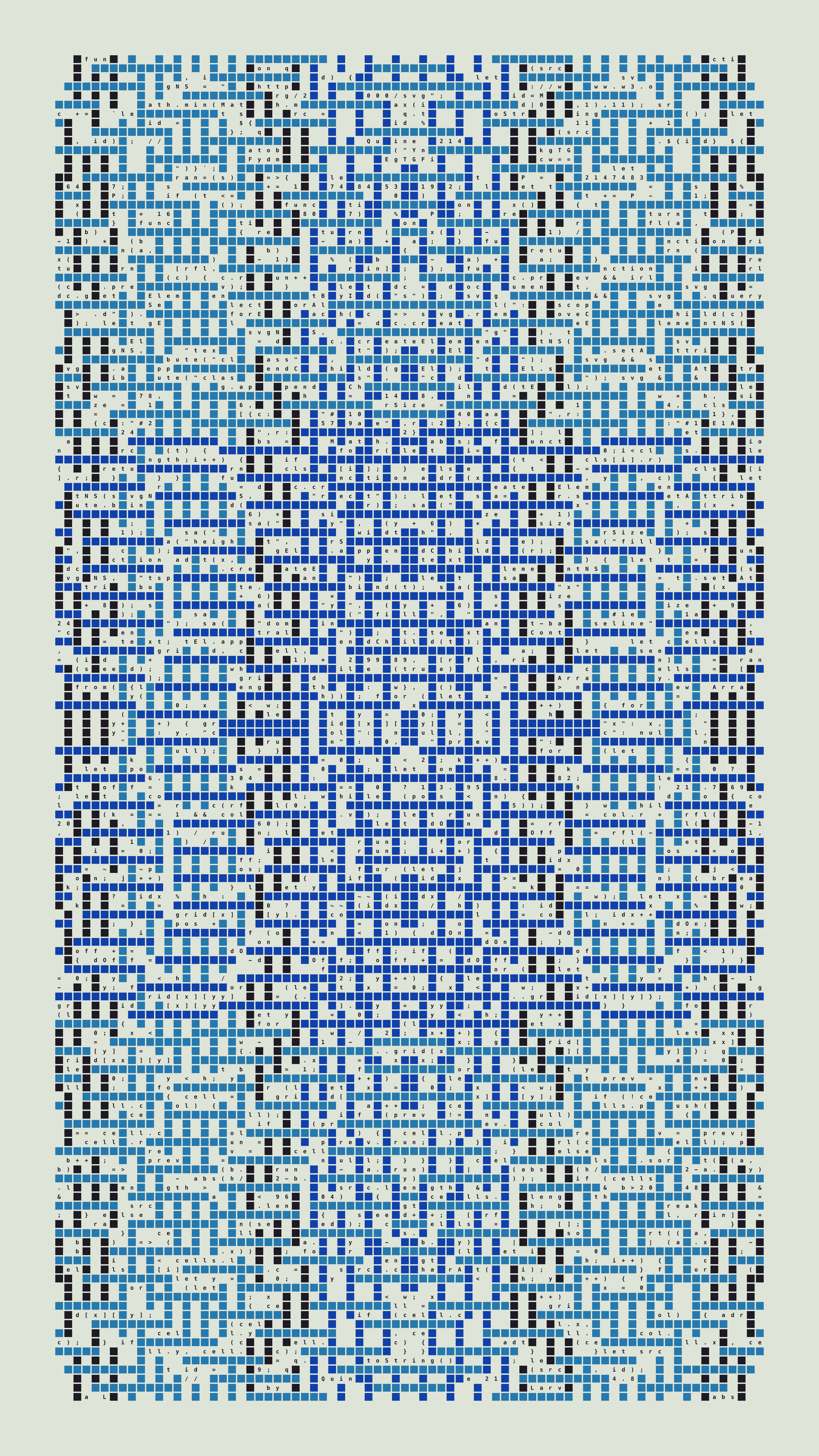 Quine #214 — Generation 8