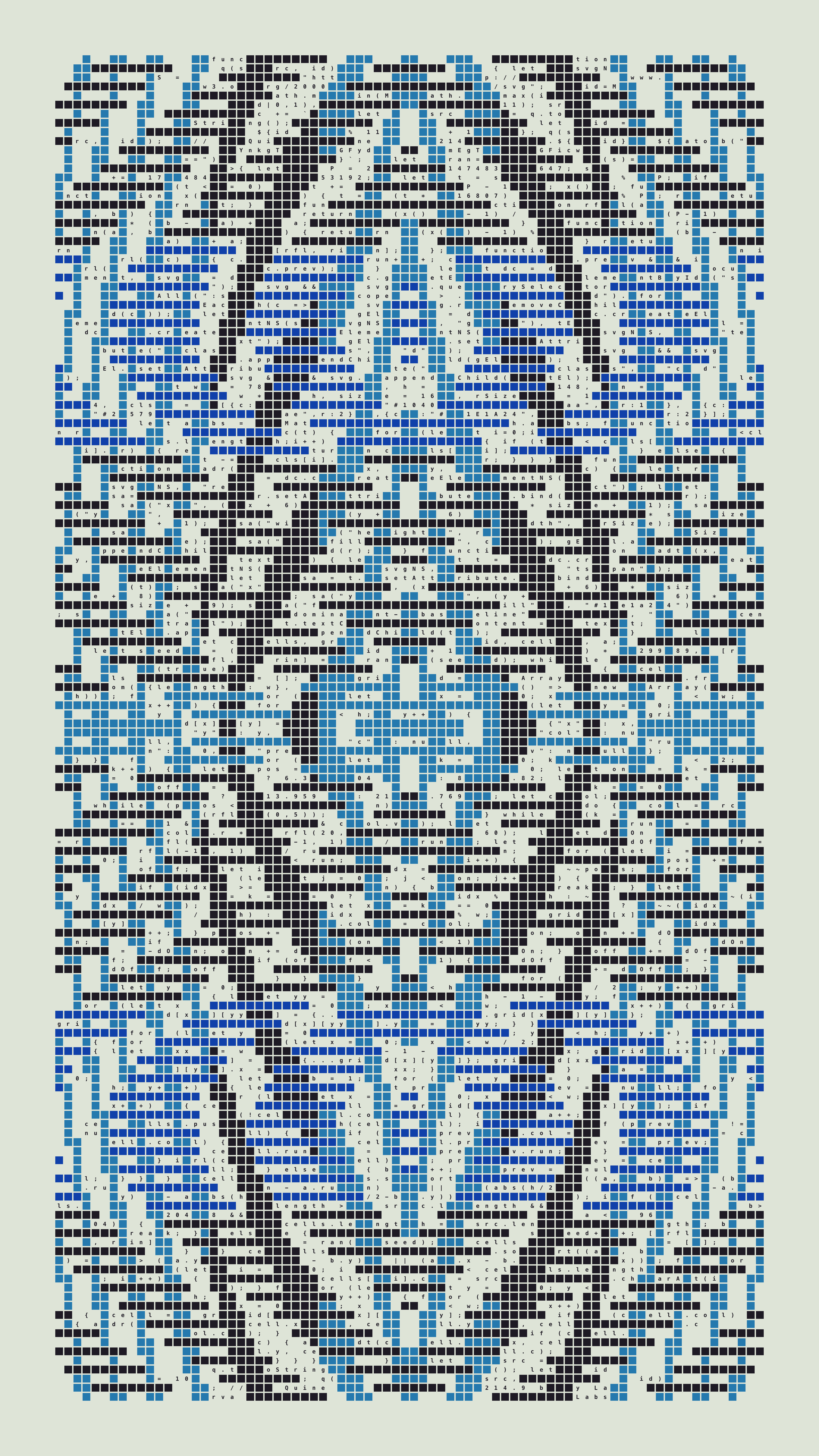 Quine #214 — Generation 9