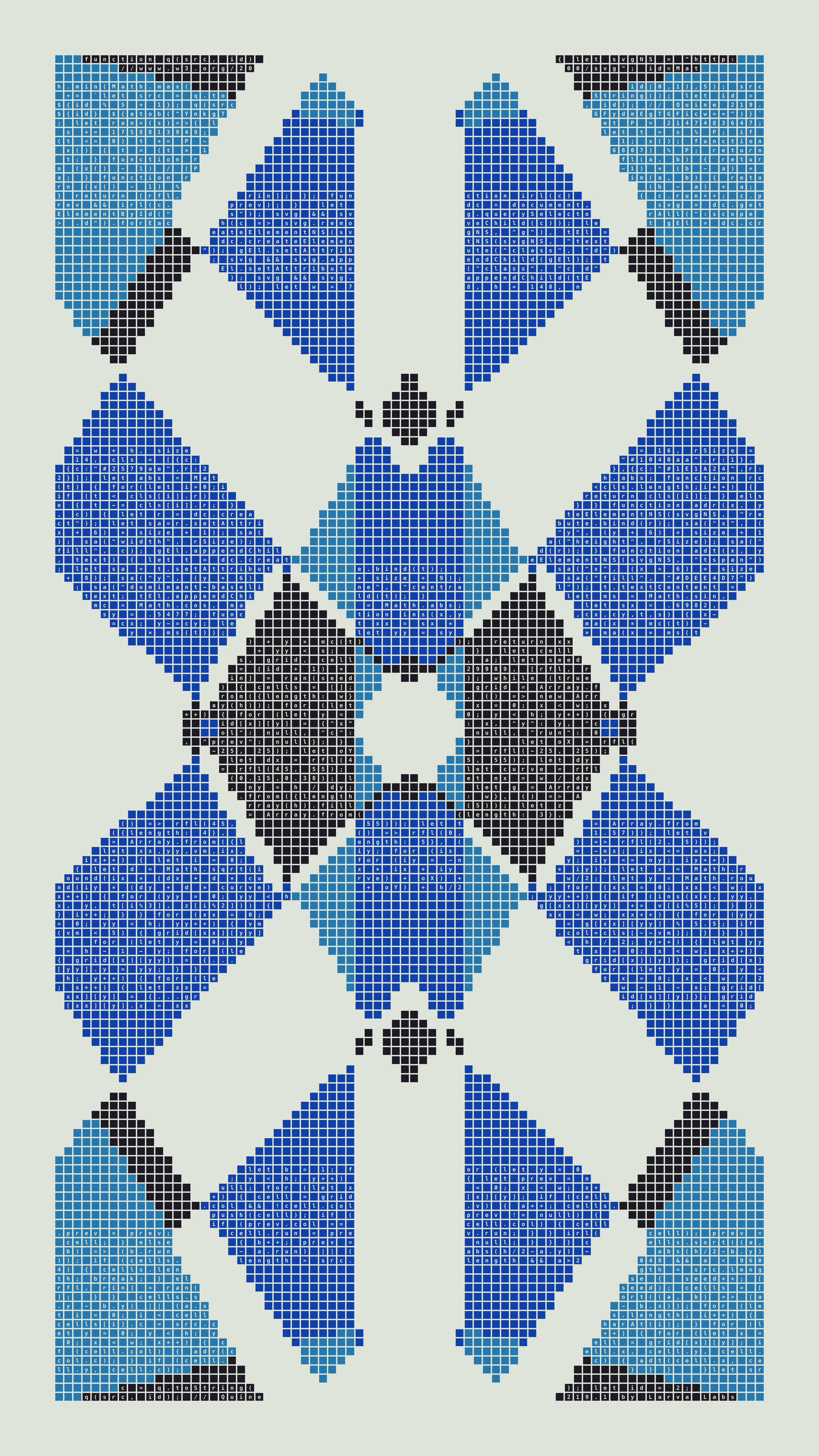 Quine #219 — Generation 1 (poster)
