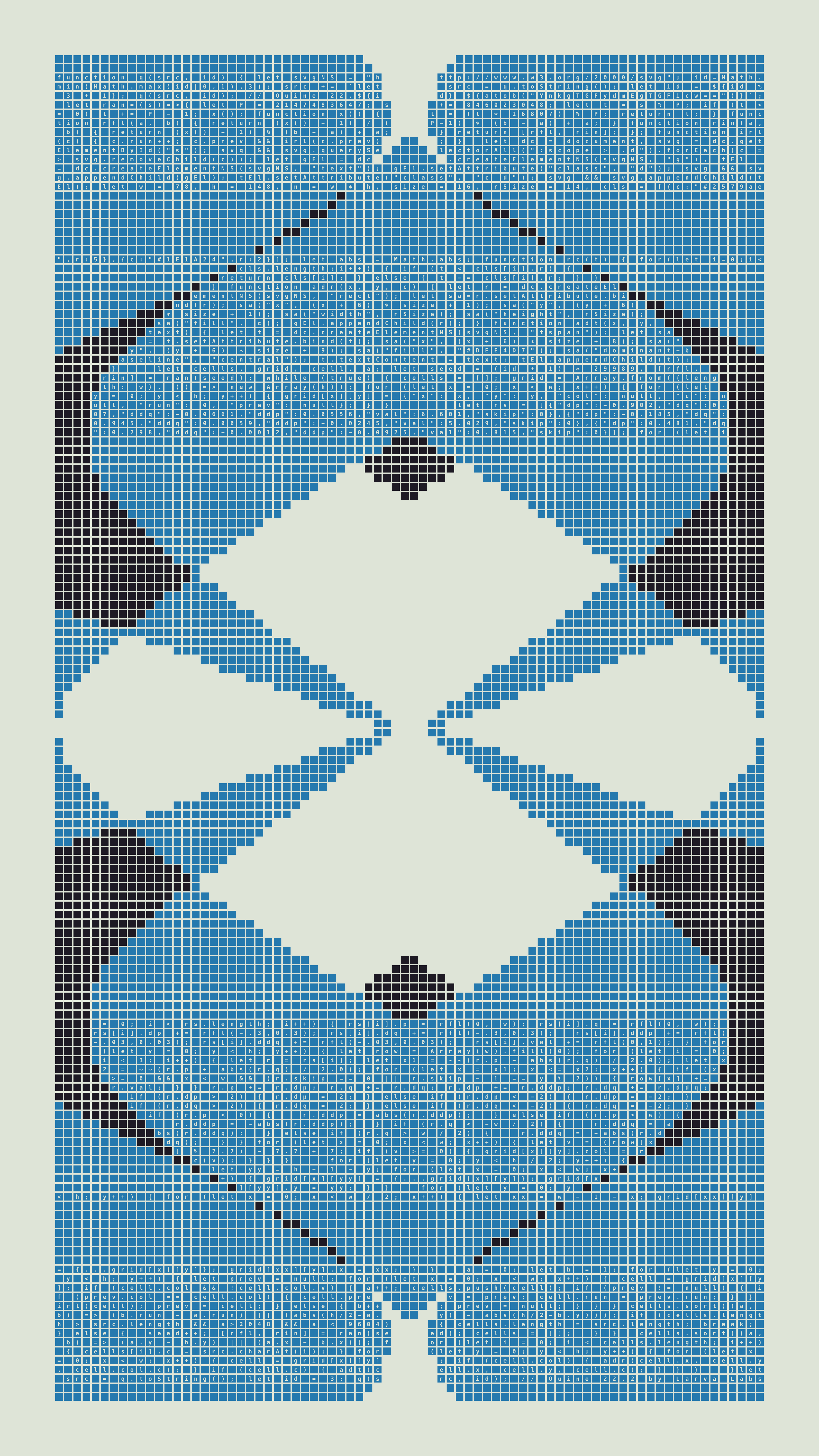 Quine #22 — Generation 2 (poster)