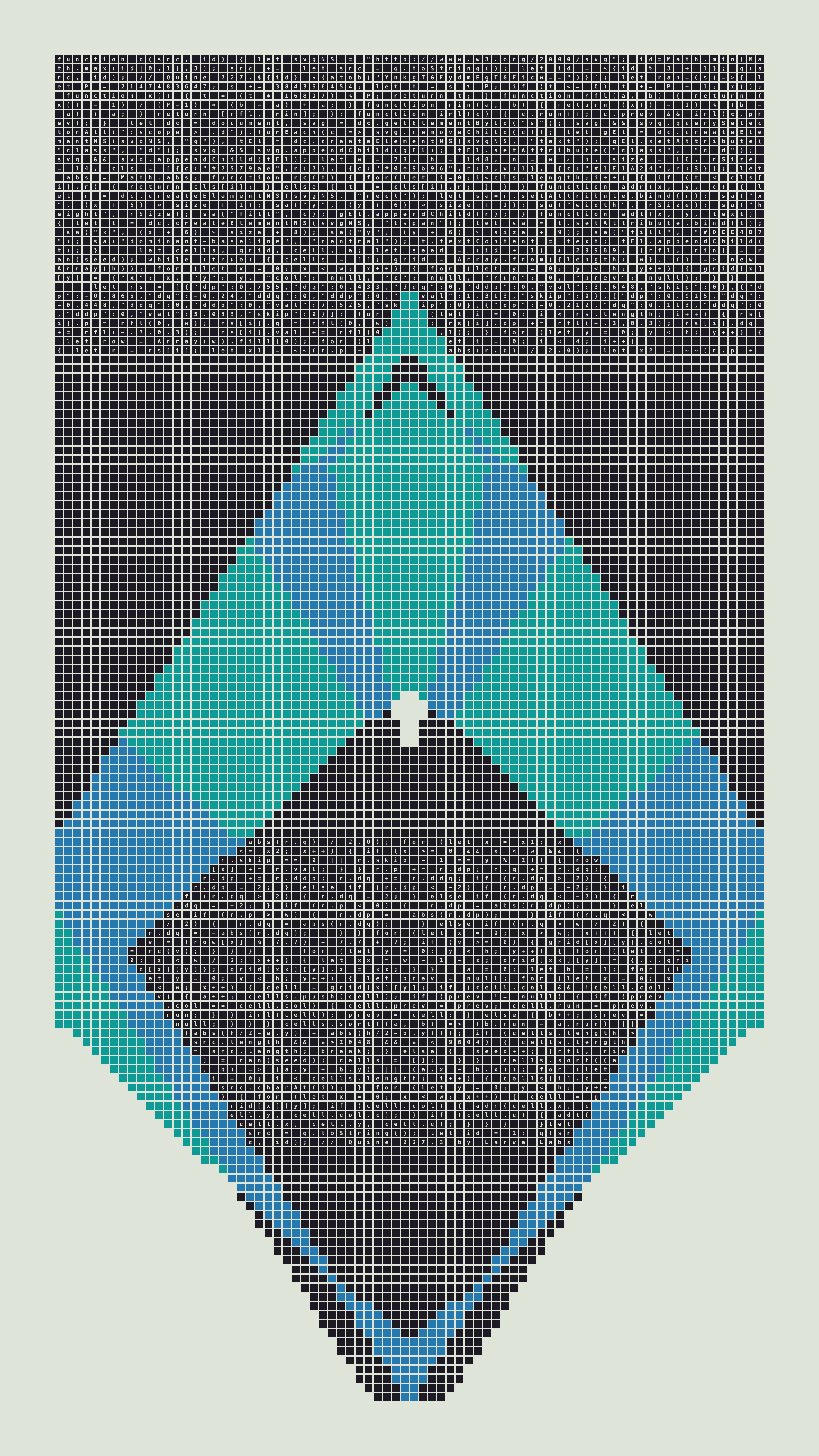Quine #227 — Generation 3 (poster)