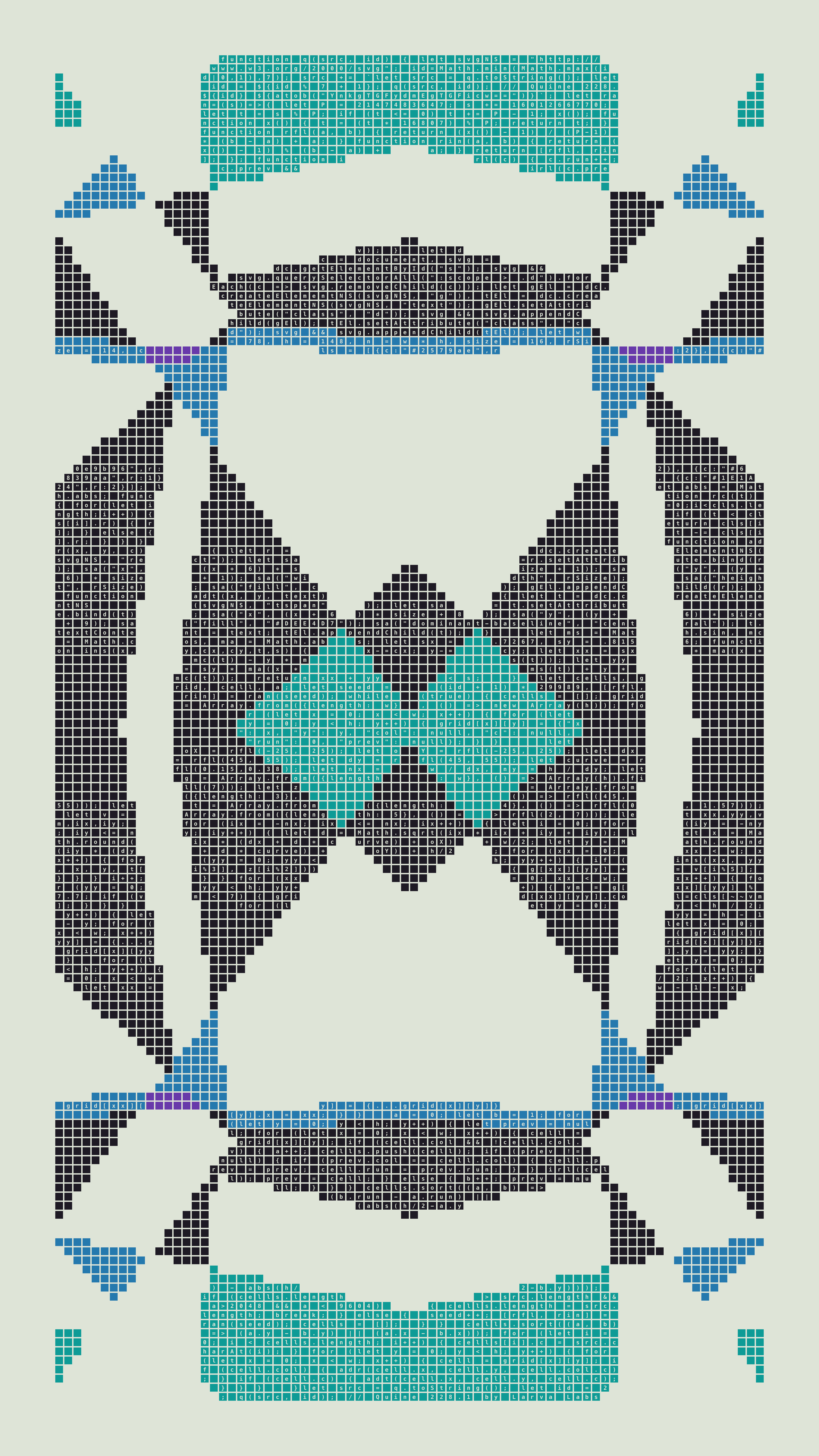 Quine #228 — Generation 1 (poster)