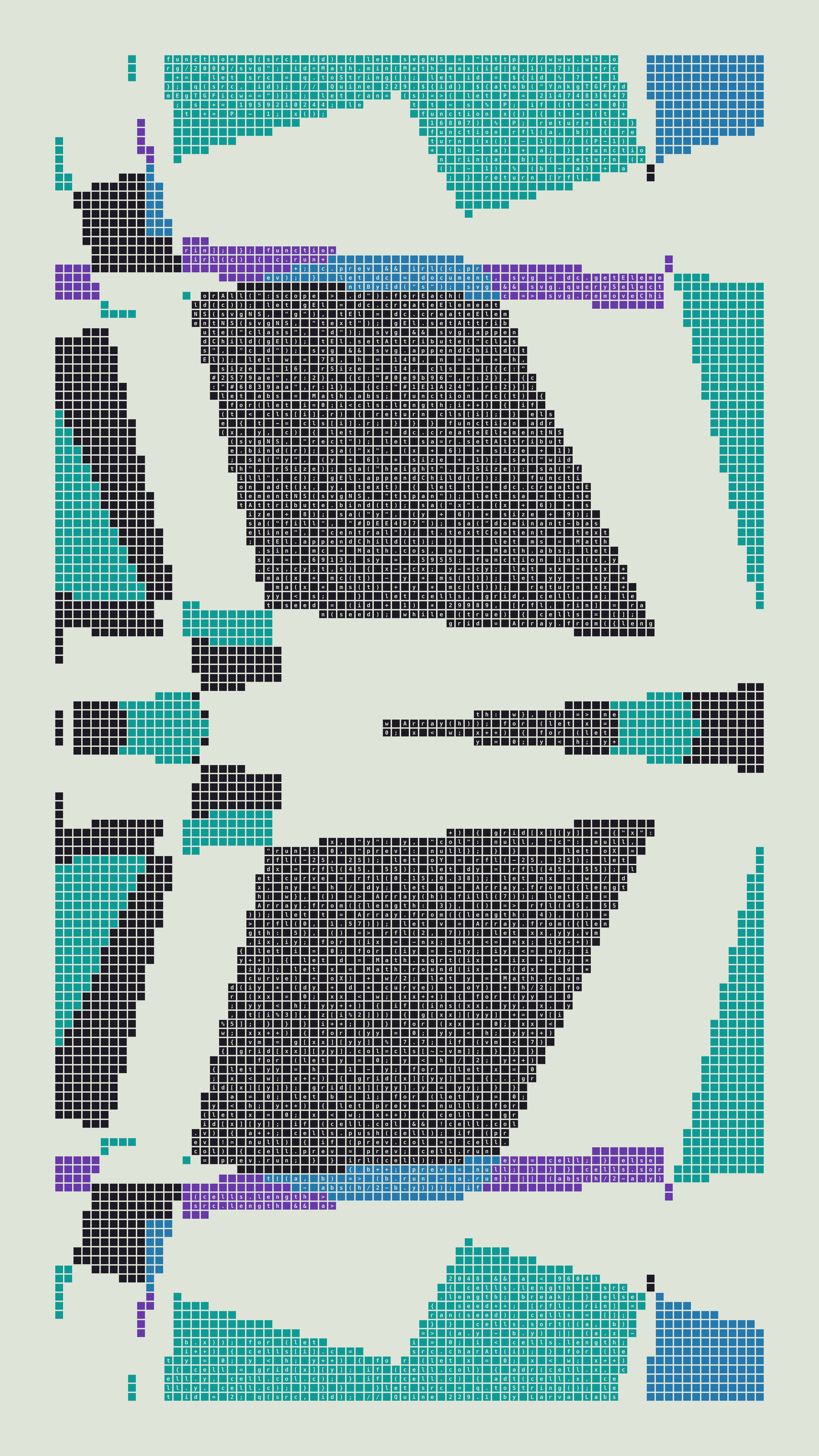 Quine #229 — Generation 1 (poster)