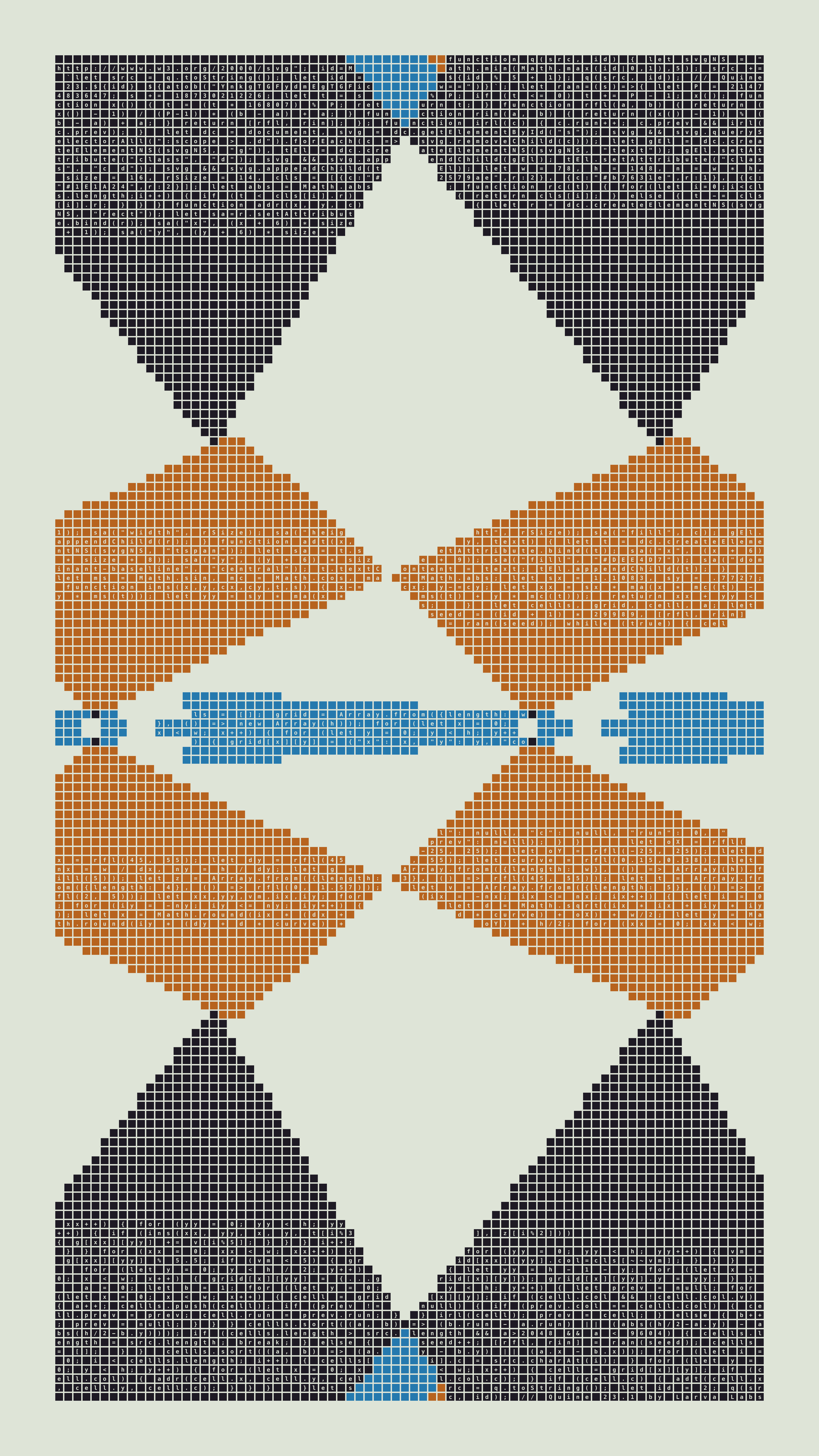 Quine #23 — Generation 1 (poster)