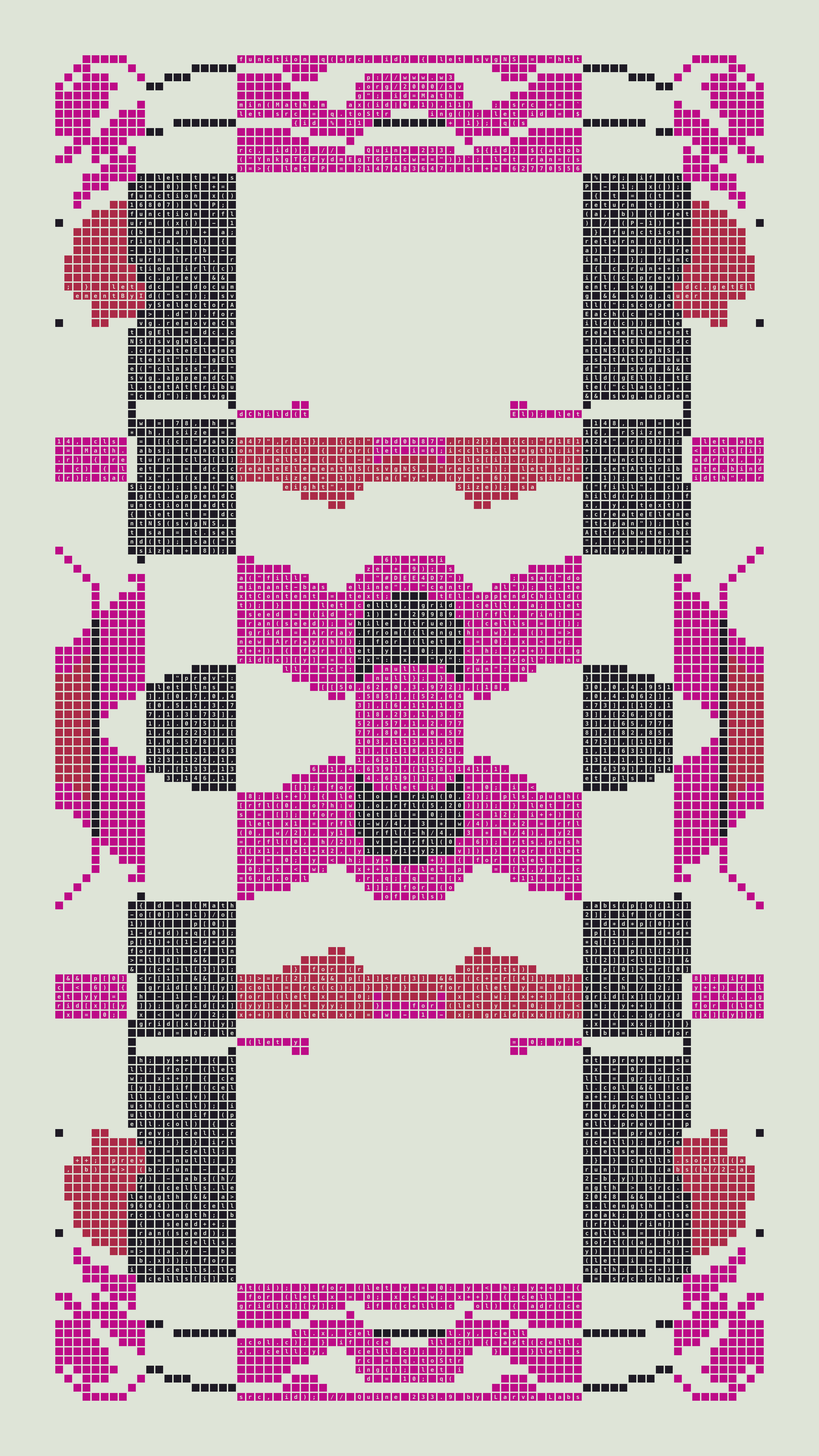 Quine #233 — Generation 9