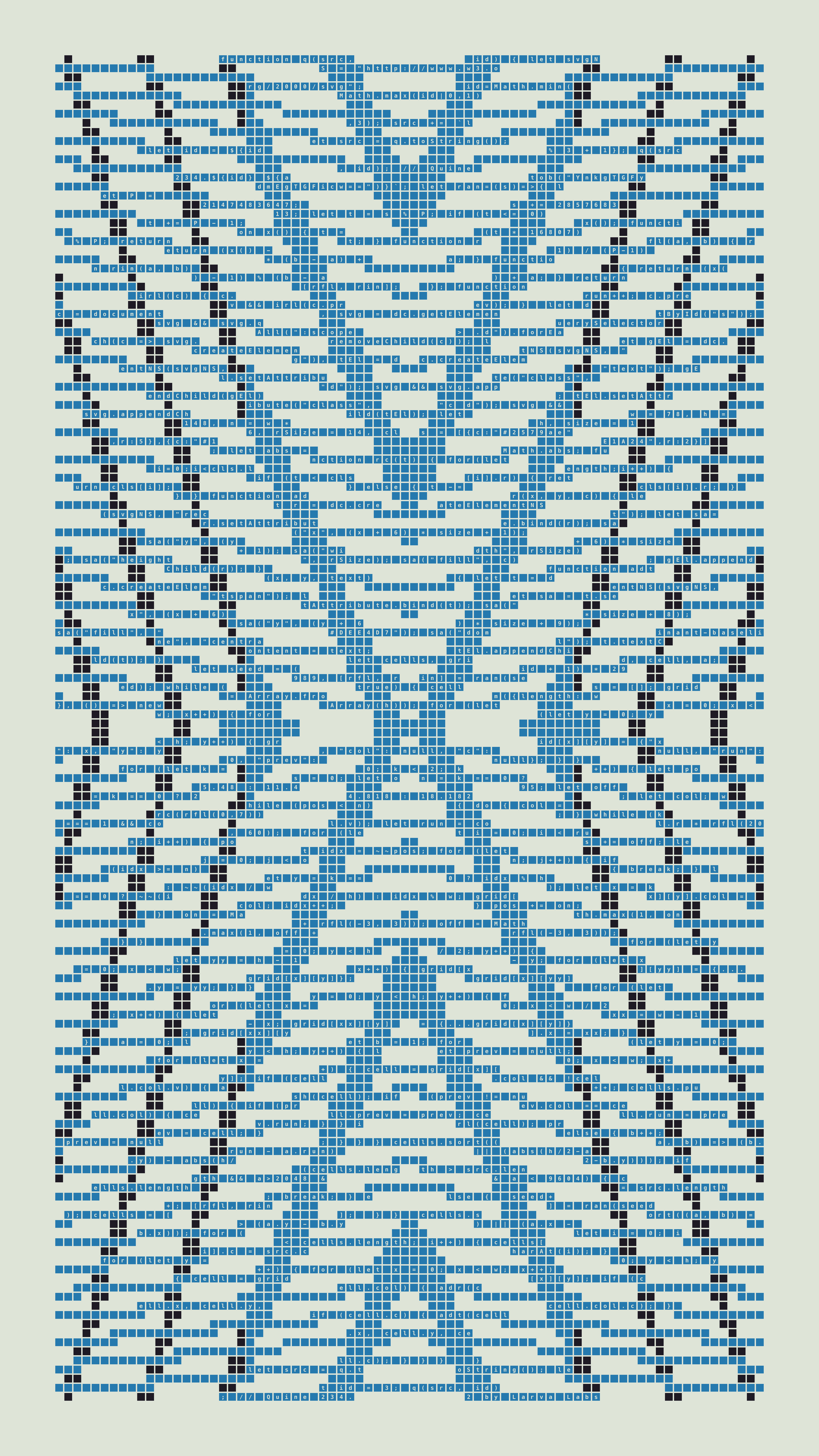 Quine #234 — Generation 2 (poster)