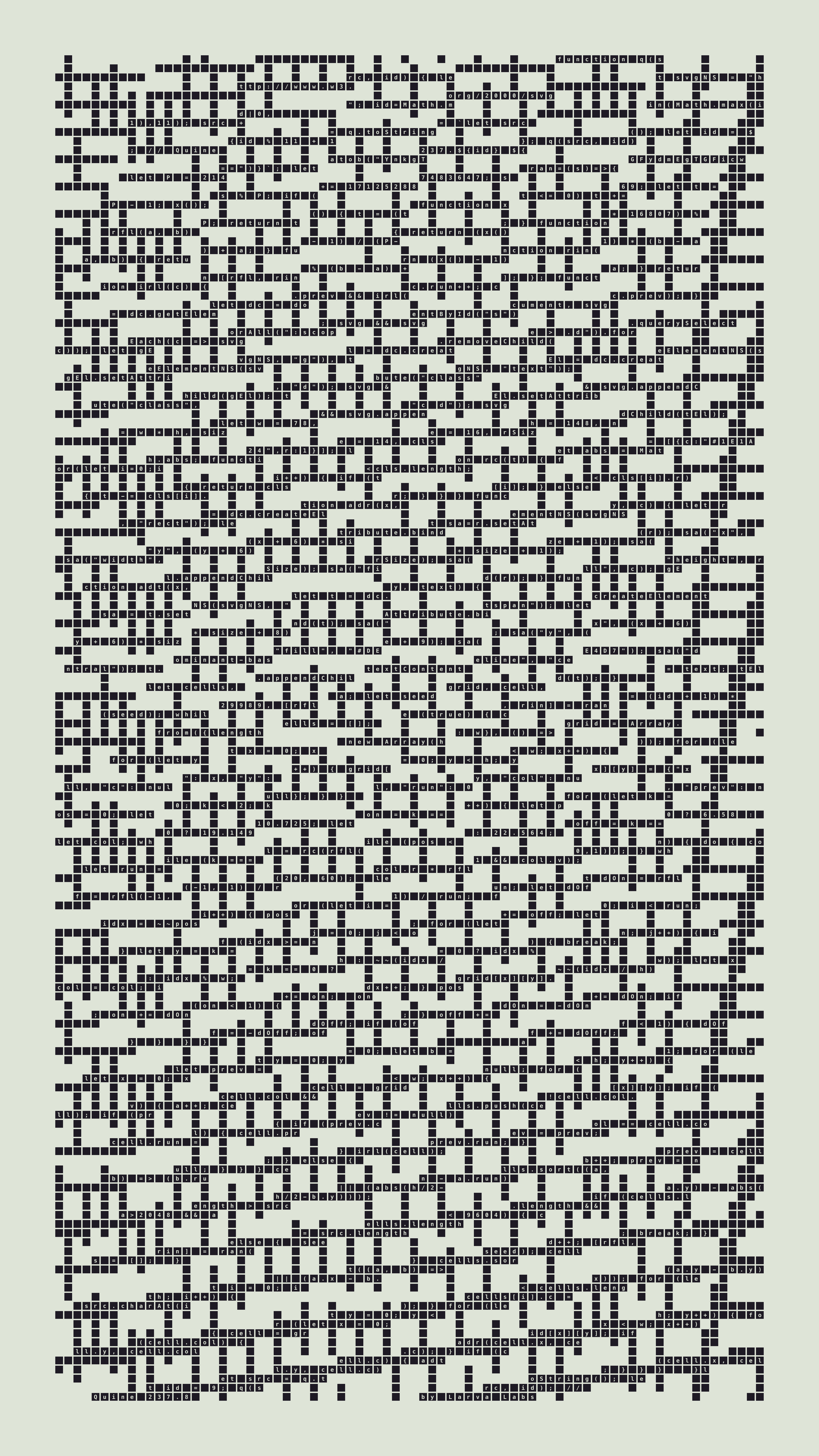 Quine #237 — Generation 8