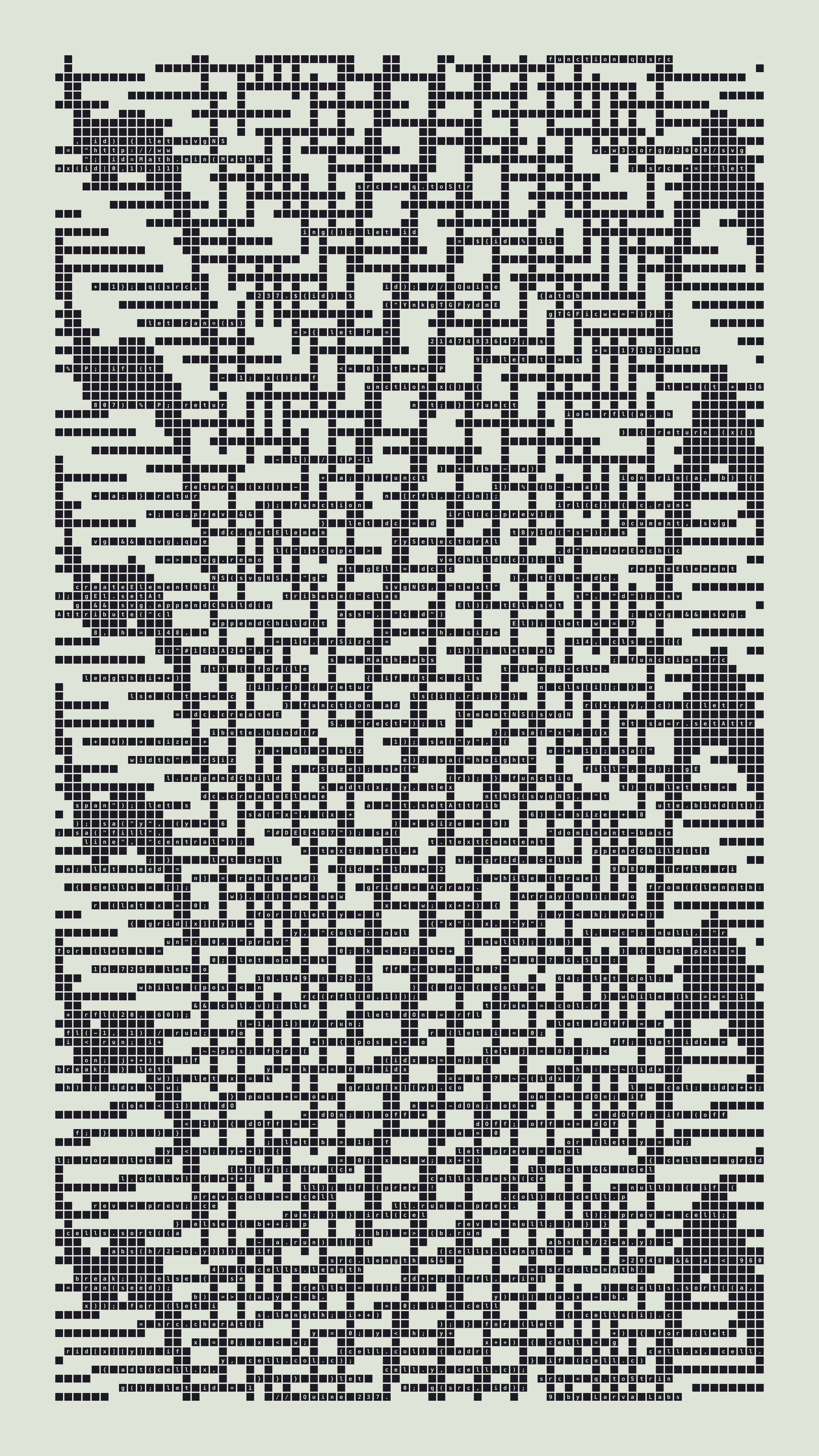 Quine #237 — Generation 9