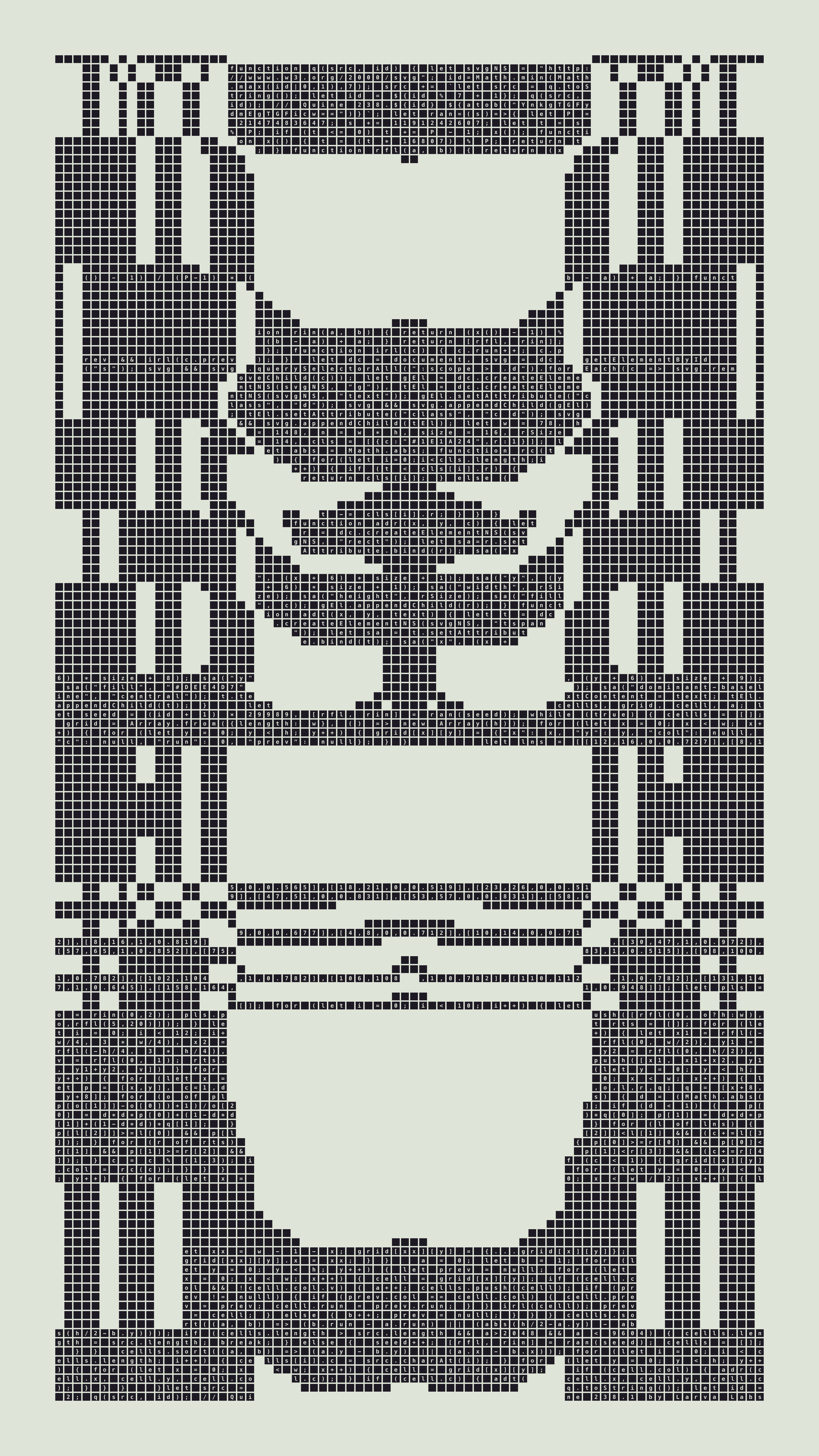 Quine #238 — Generation 1 (poster)